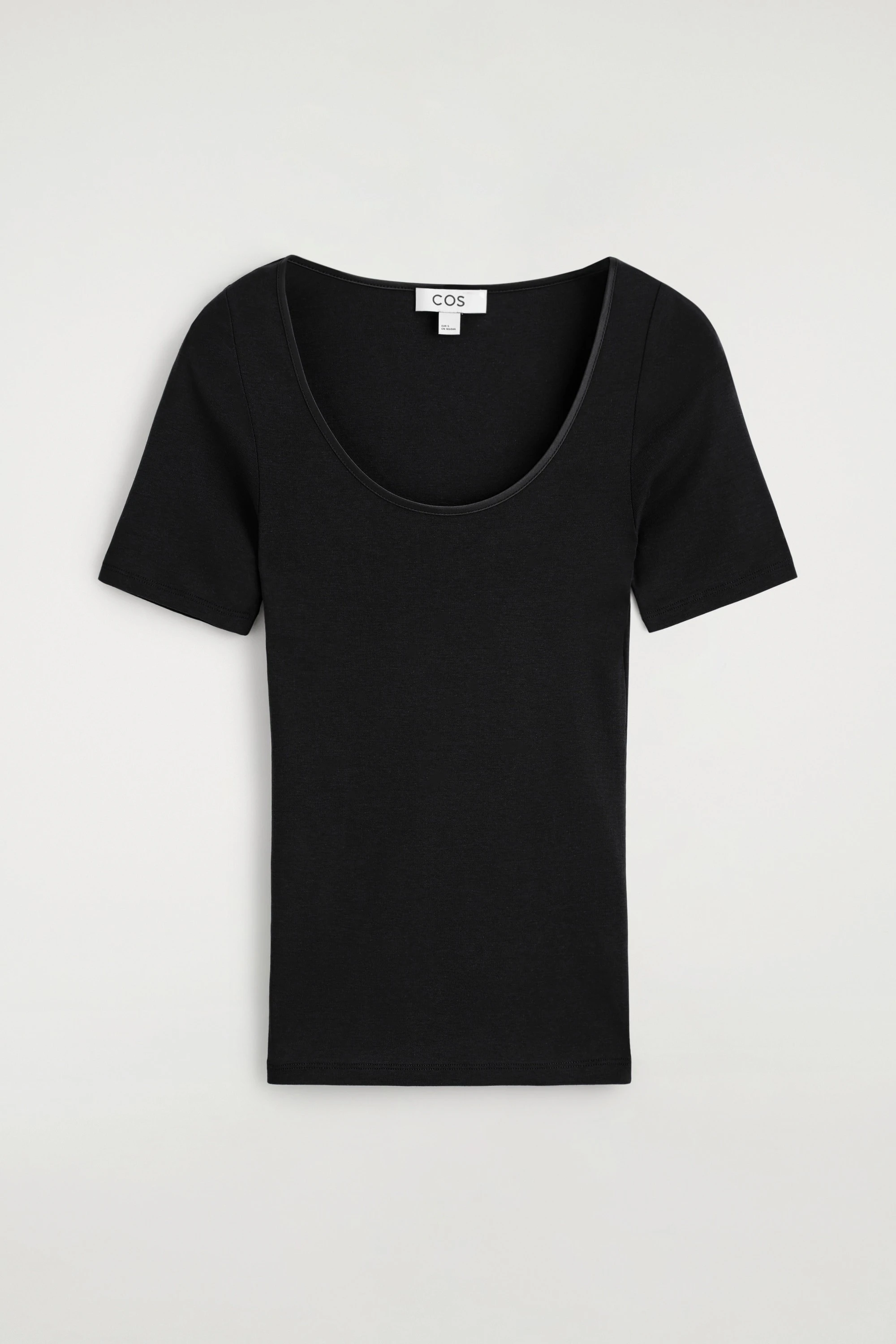 SATIN-TRIMMED COTTON-JERSEY T-SHIRT - 6