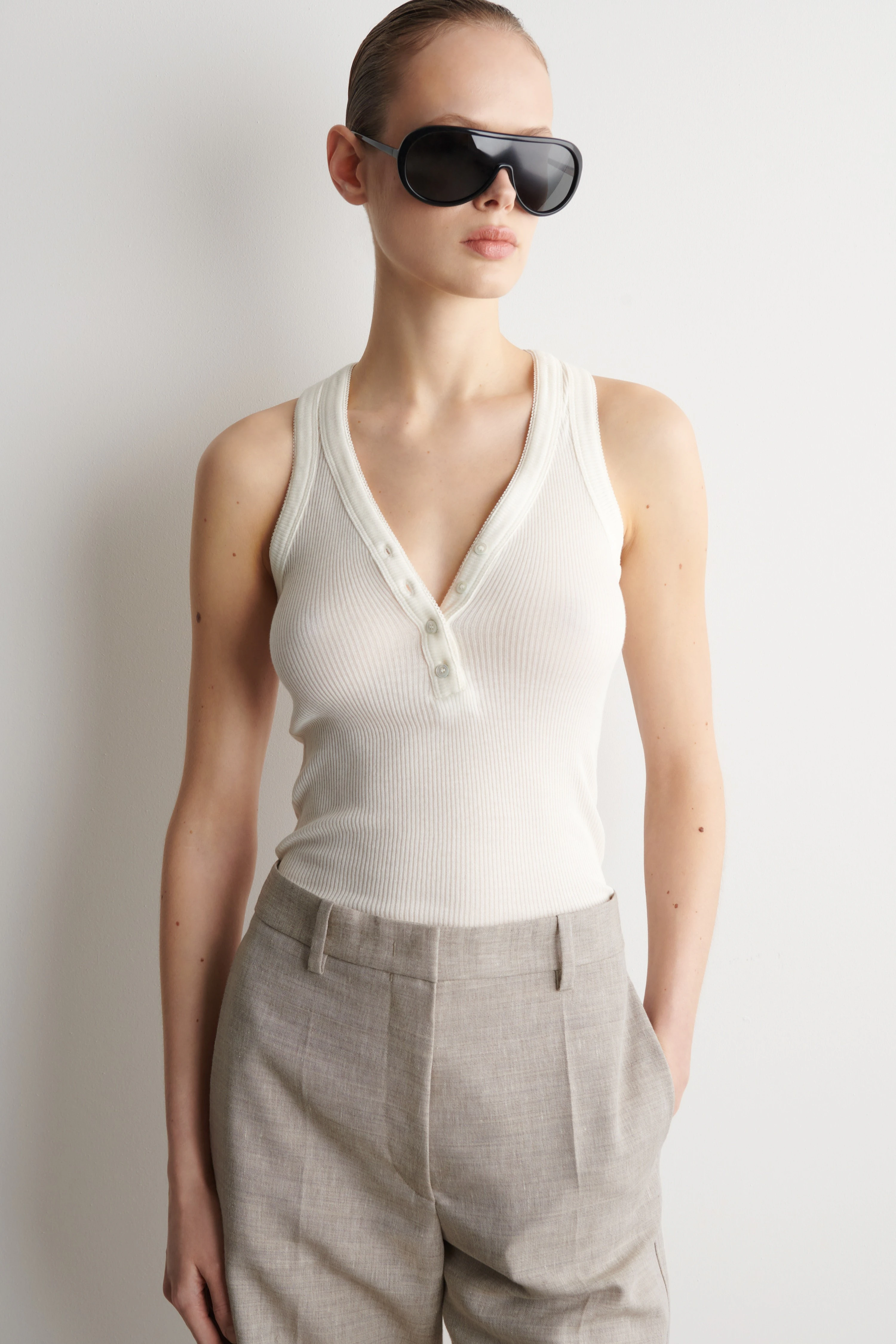 TAILORED LINEN SHORTS - 4