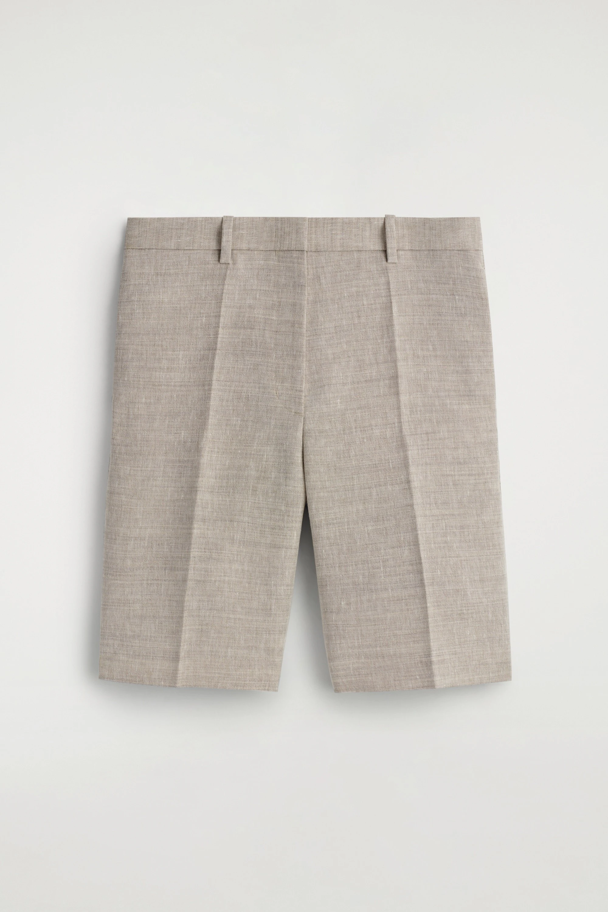 TAILORED LINEN SHORTS - 5