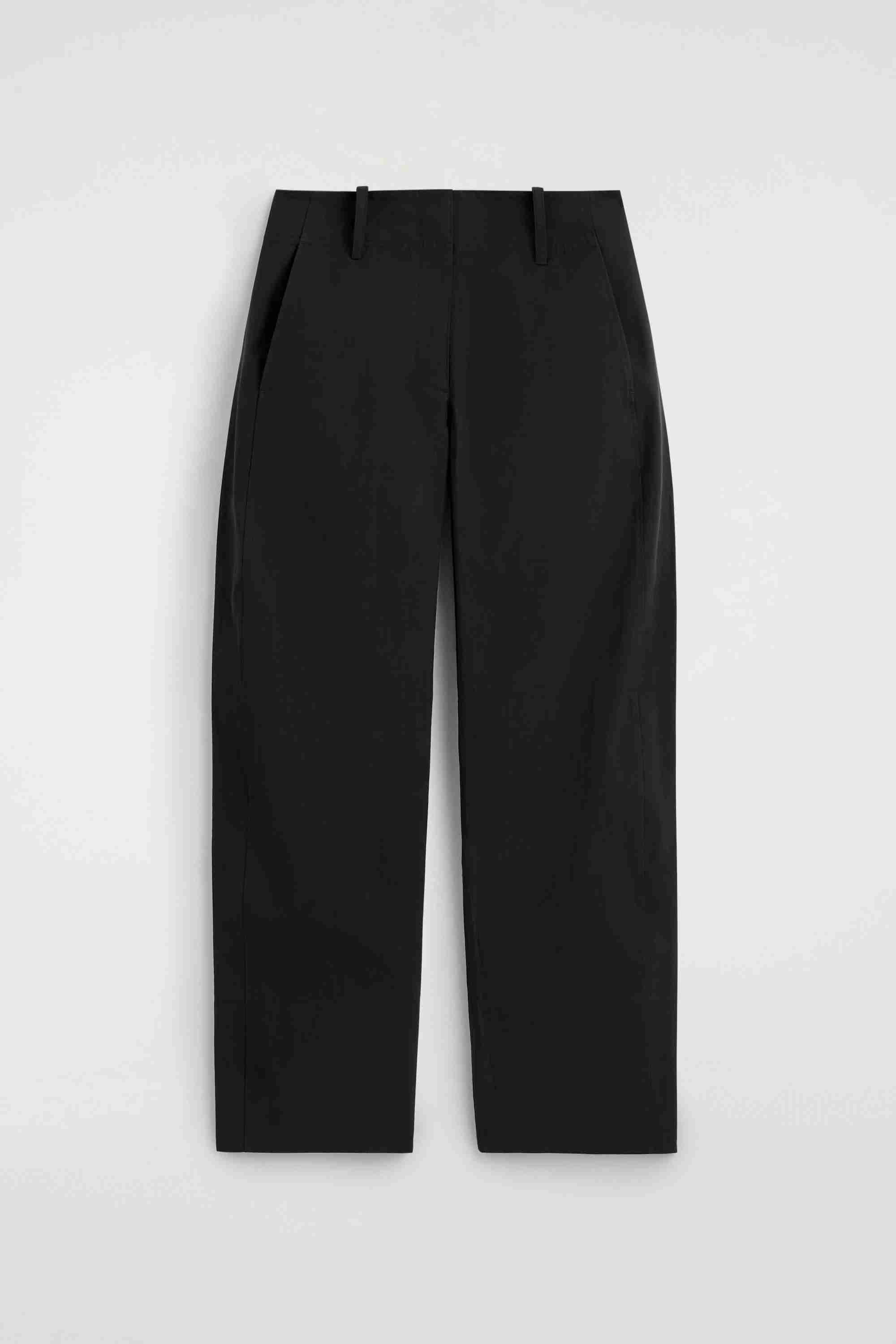 BARREL-LEG PIMA COTTON TROUSERS - 6
