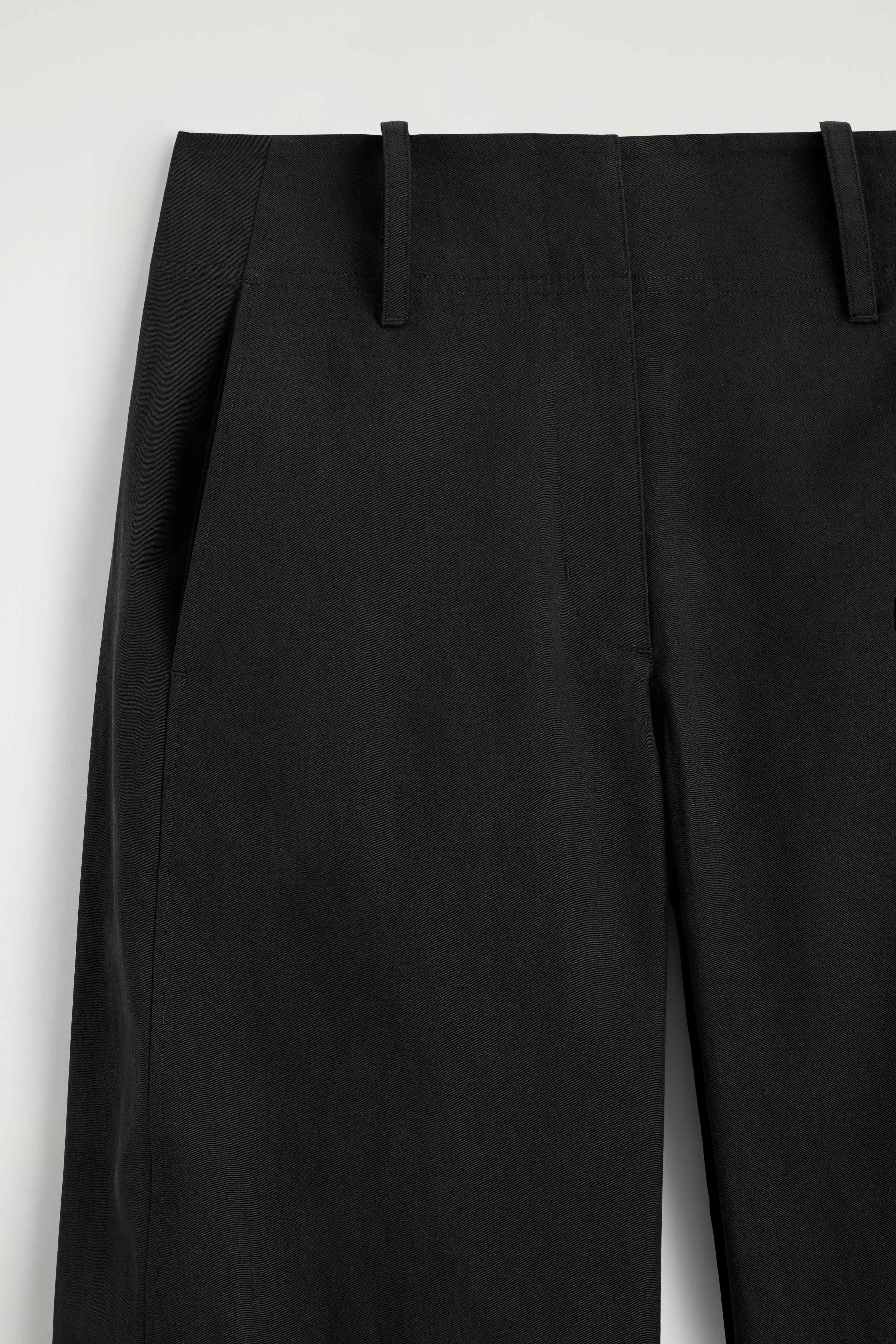 BARREL-LEG PIMA COTTON TROUSERS - 7