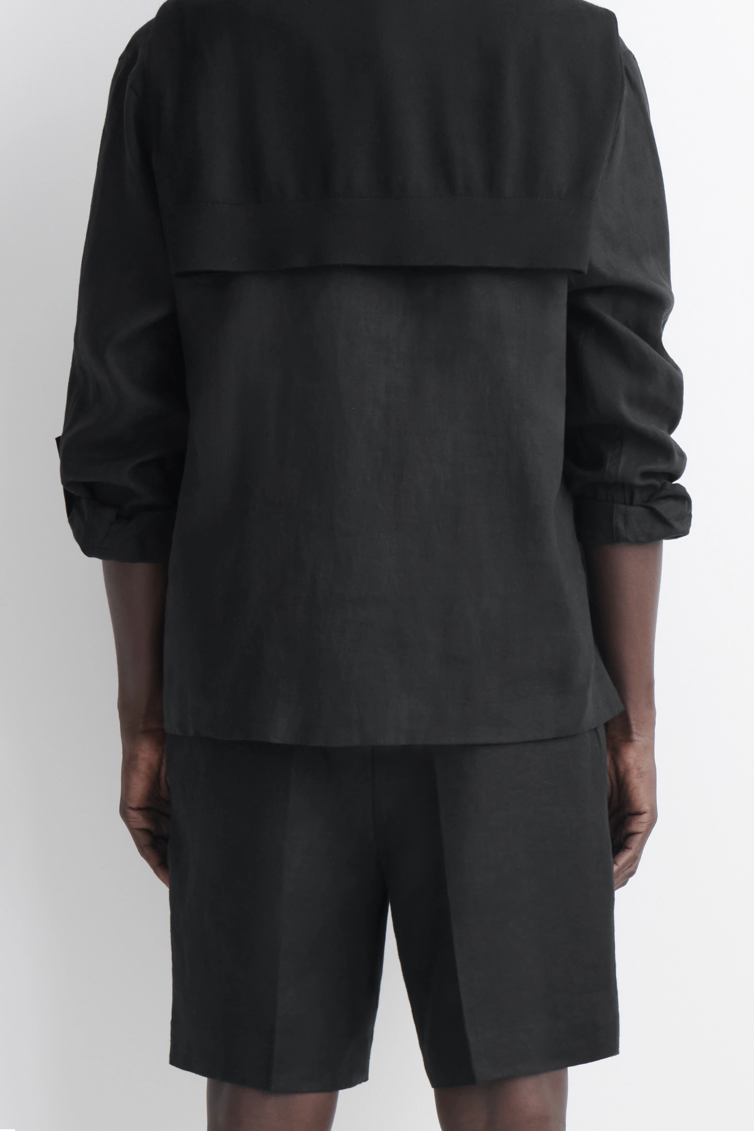 TAILORED LINEN SHORTS - 2
