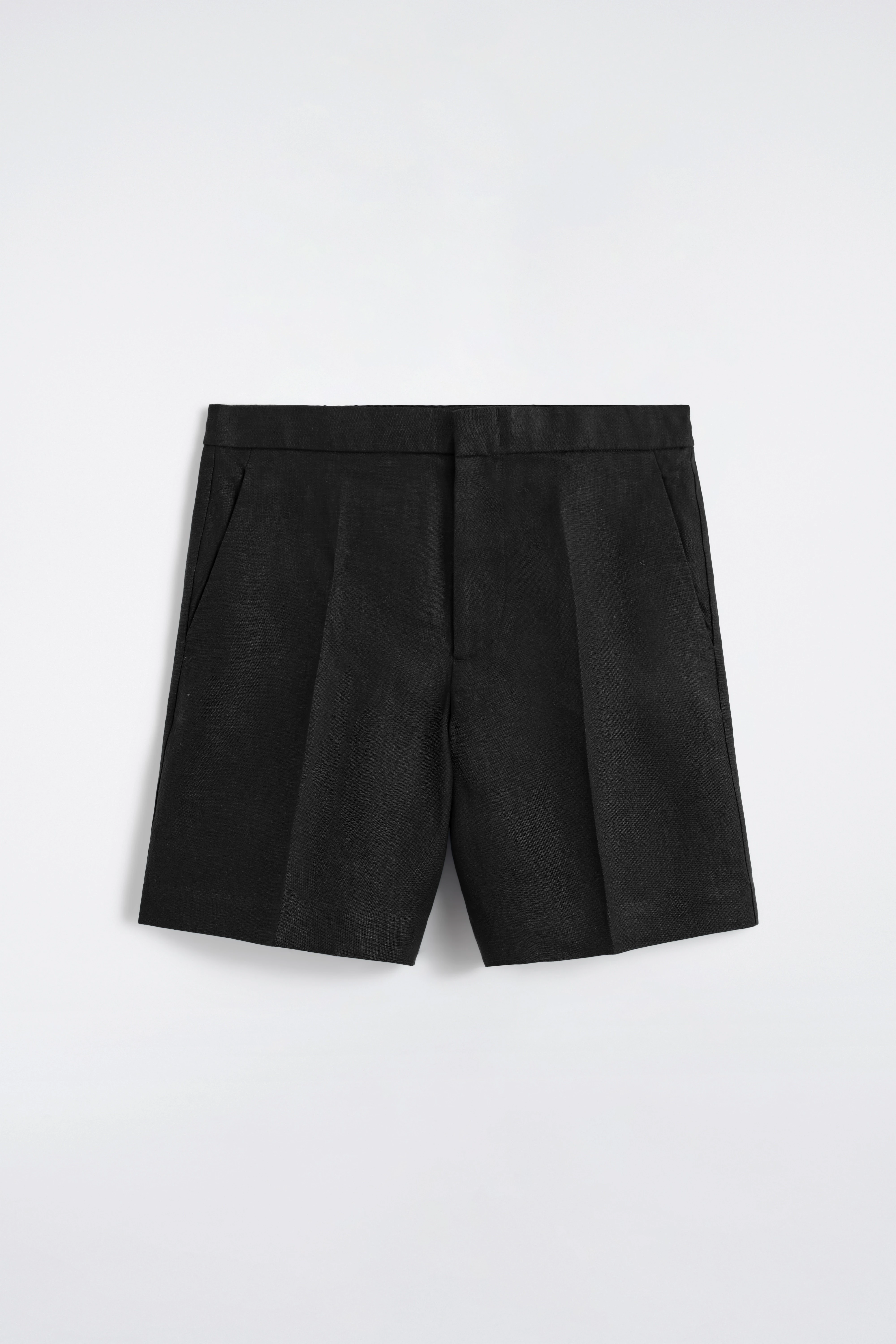 TAILORED LINEN SHORTS - 6