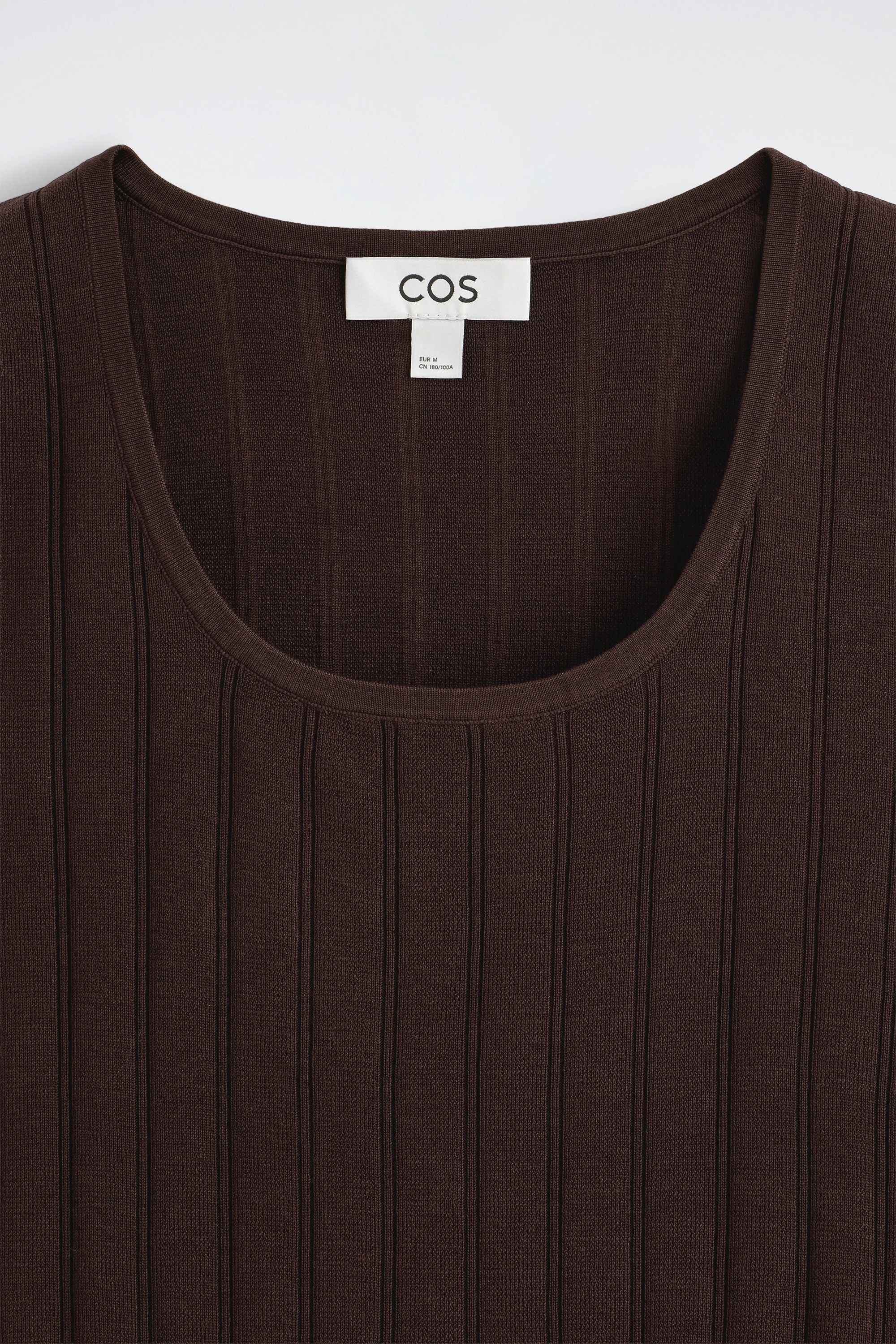 RIBBED-KNIT COTTON TANK TOP - 7
