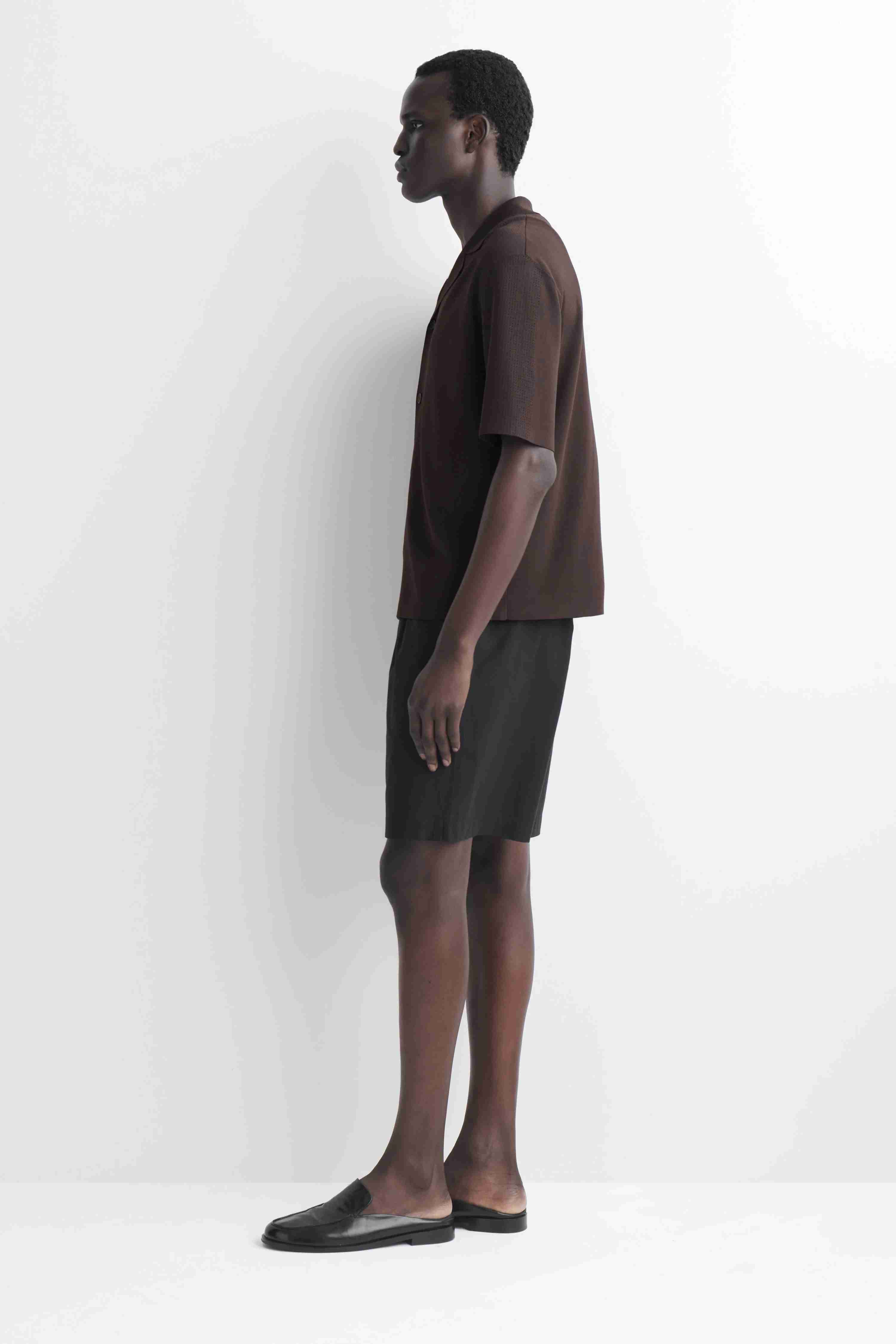 ELASTICATED COTTON SHORTS - 3