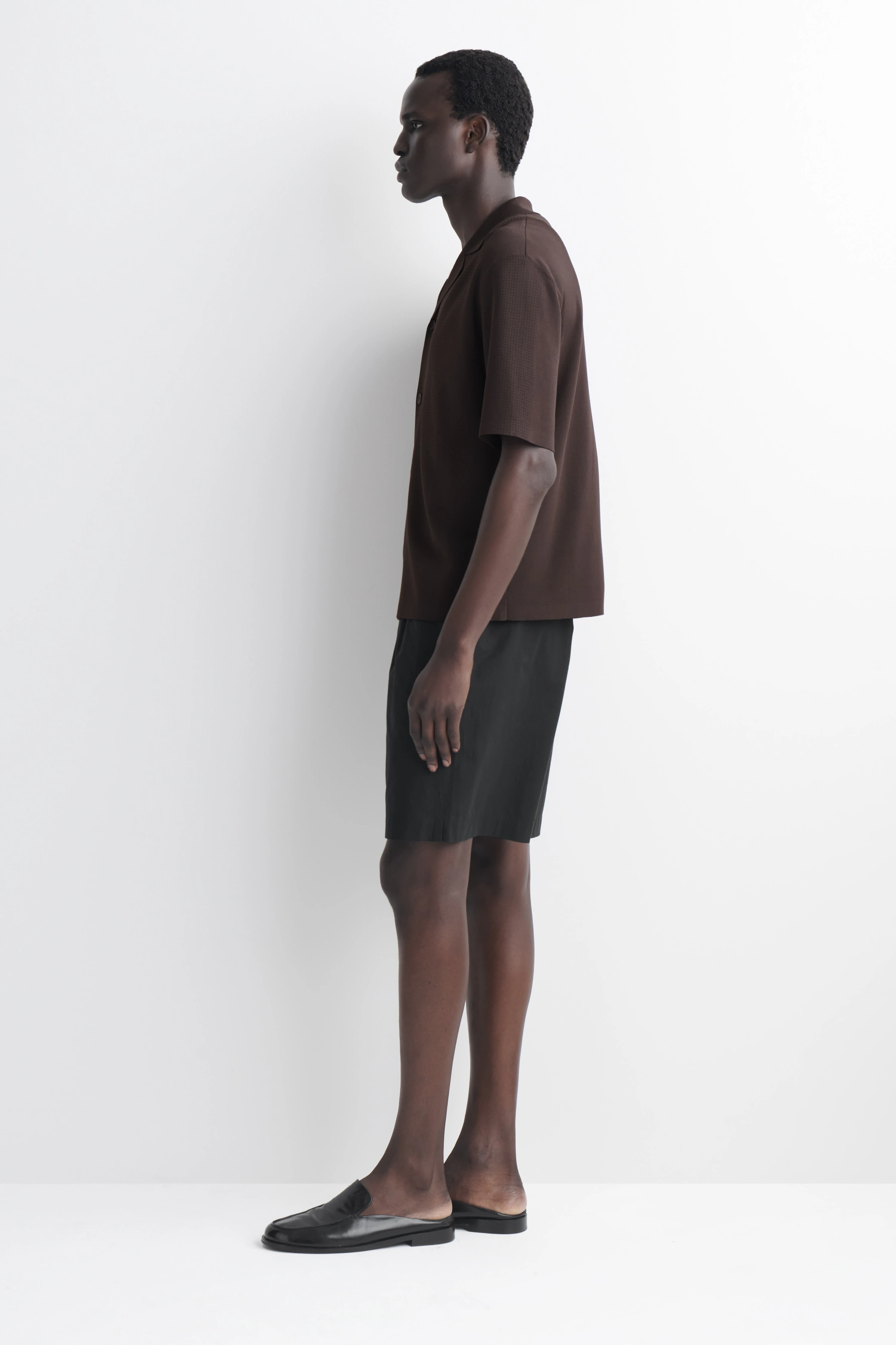 ELASTICATED COTTON SHORTS - 3