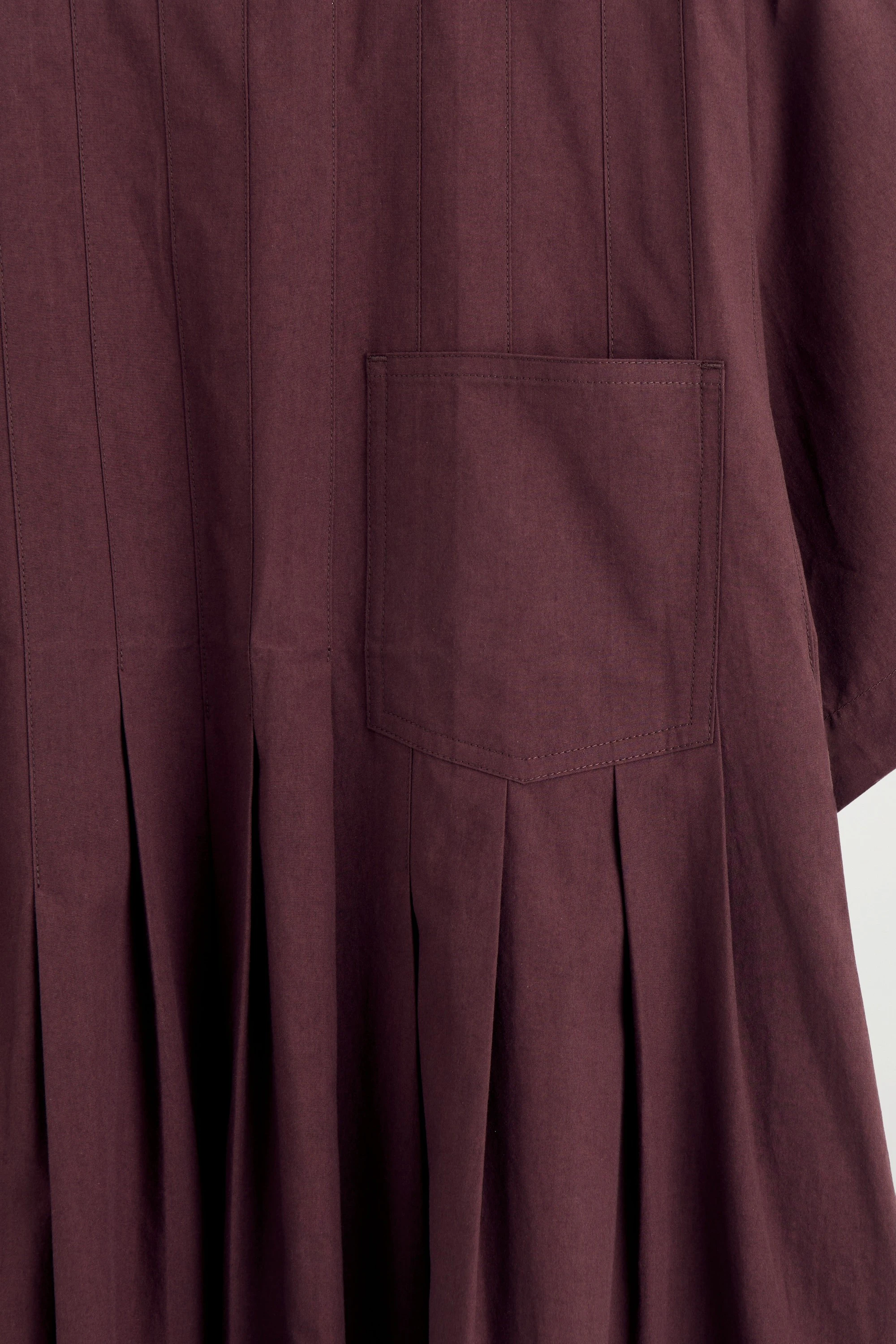 PLEATED COTTON-POPLIN MINI DRESS - 6