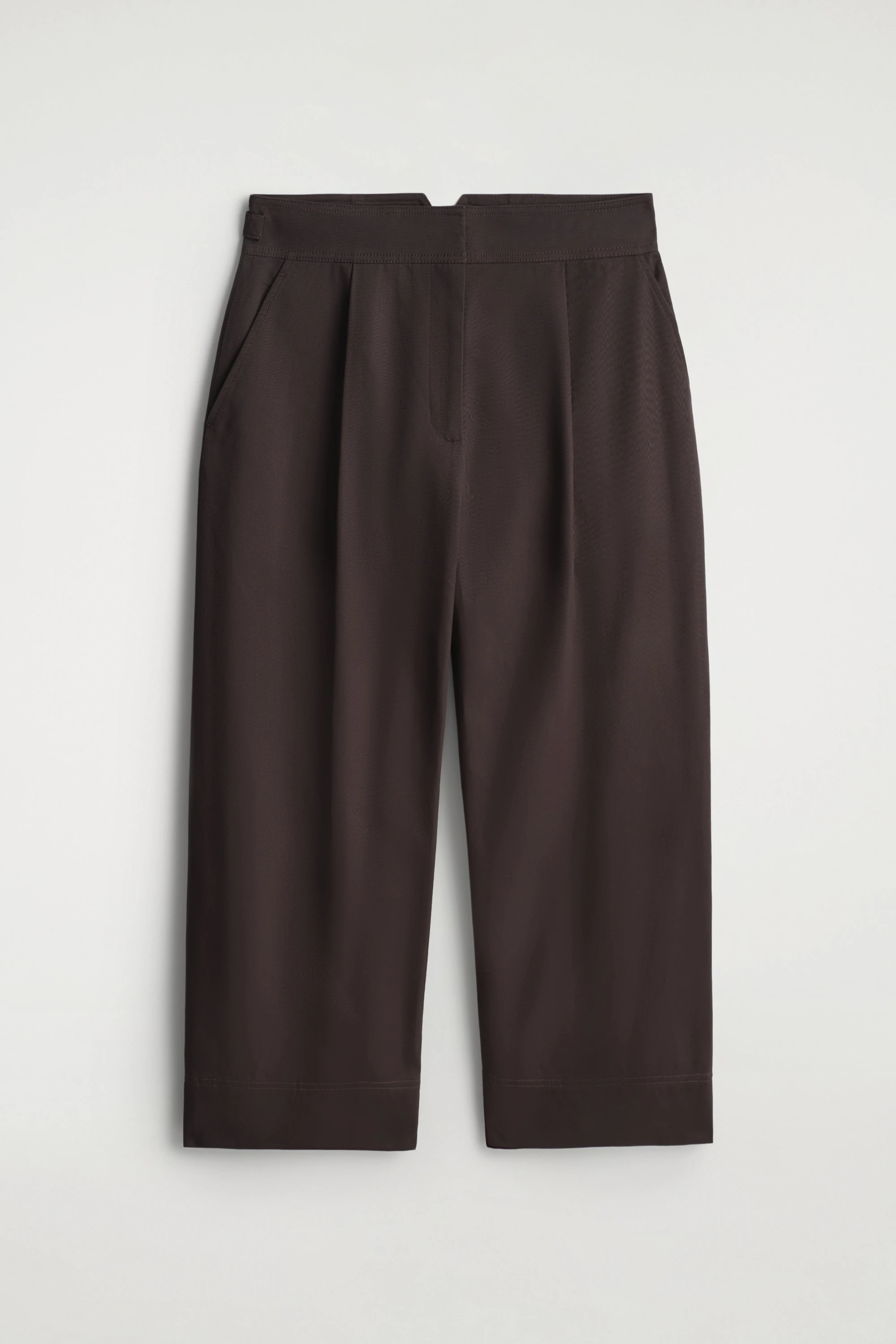 CROPPED COTTON BALLOON TROUSERS - 5