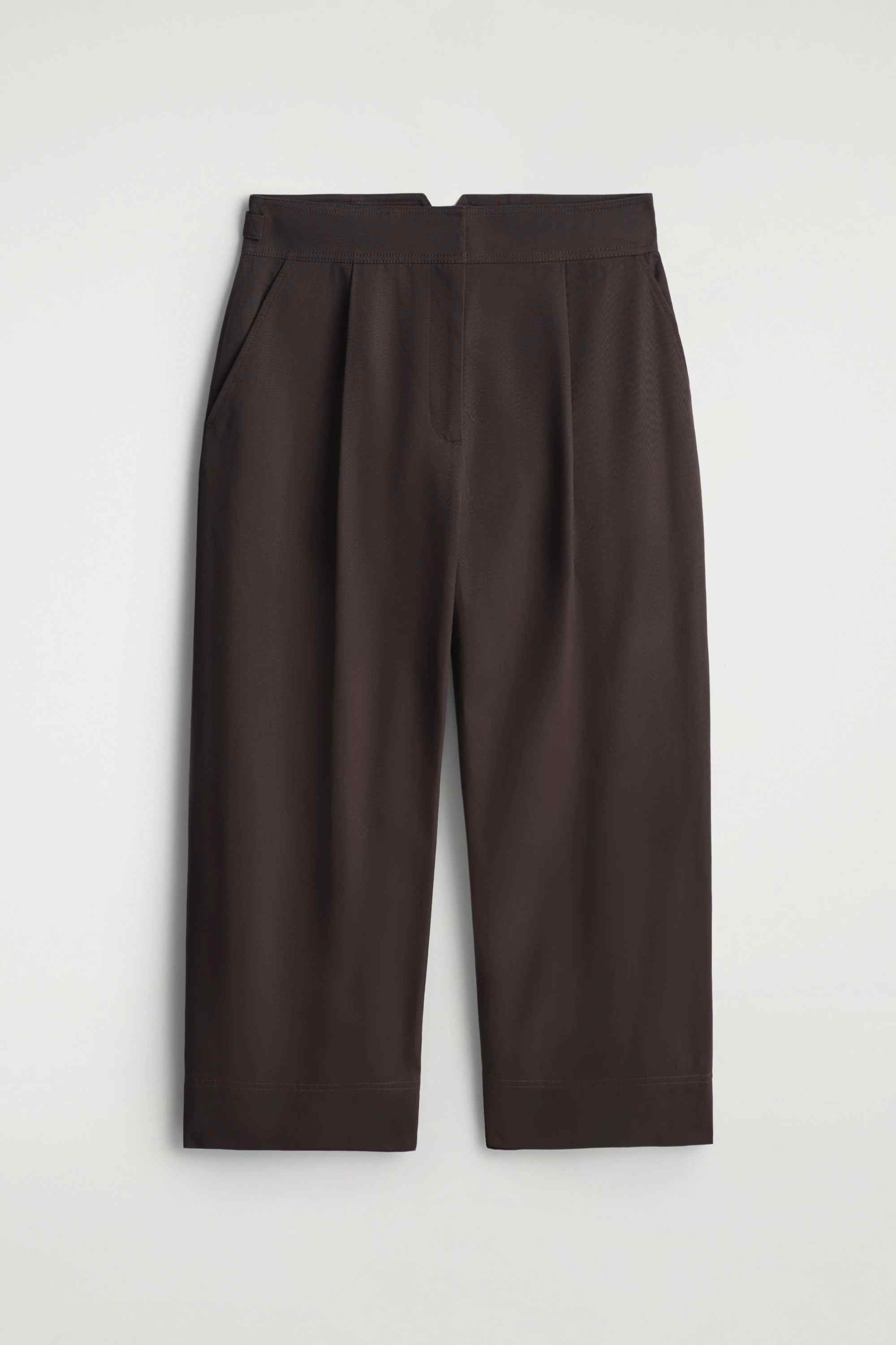 CROPPED COTTON BALLOON TROUSERS - 5