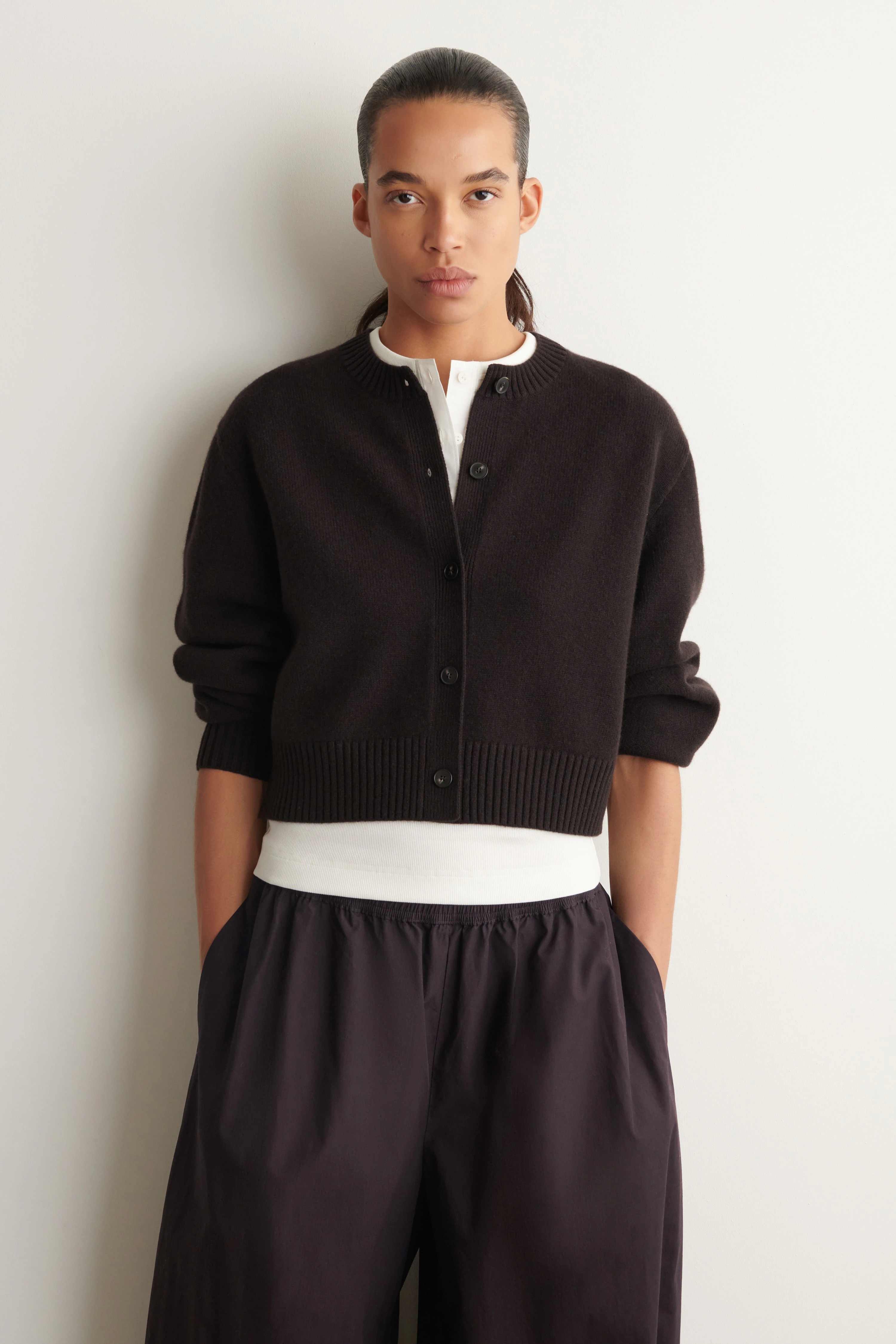 MERINO WOOL CARDIGAN