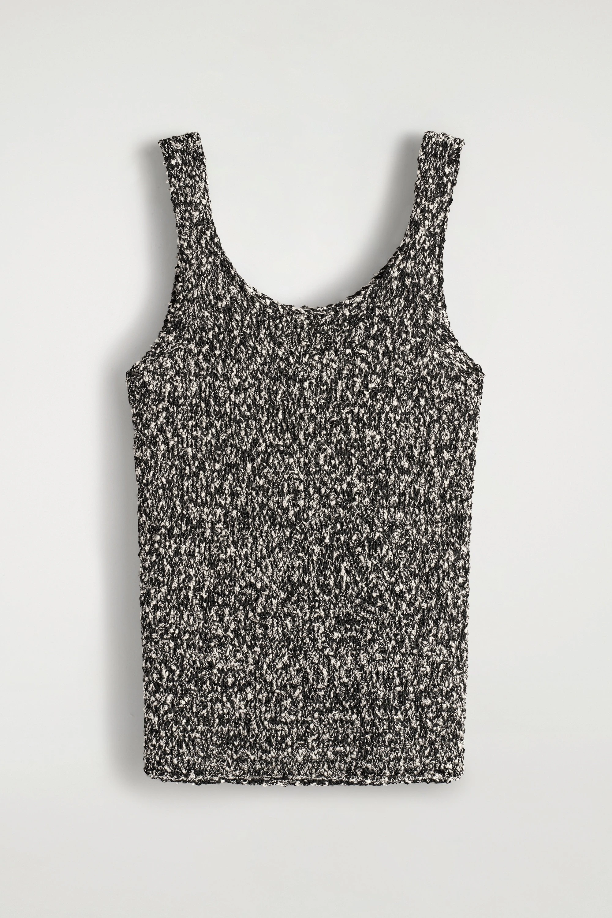 TWO-TONE CHUNKY KNITTED TANK TOP - 6