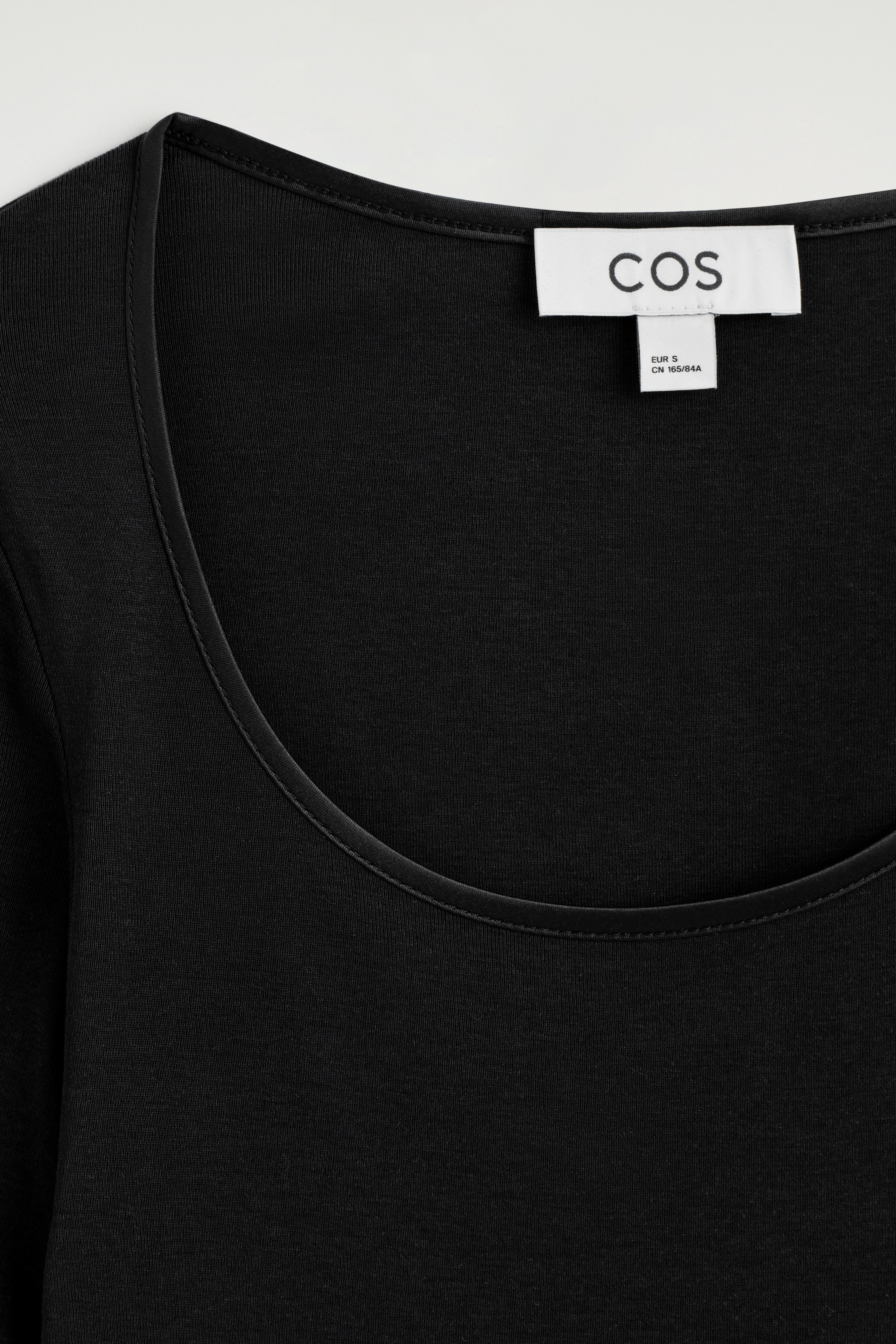 SATIN-TRIMMED COTTON-JERSEY LONG-SLEEVED TOP - 7