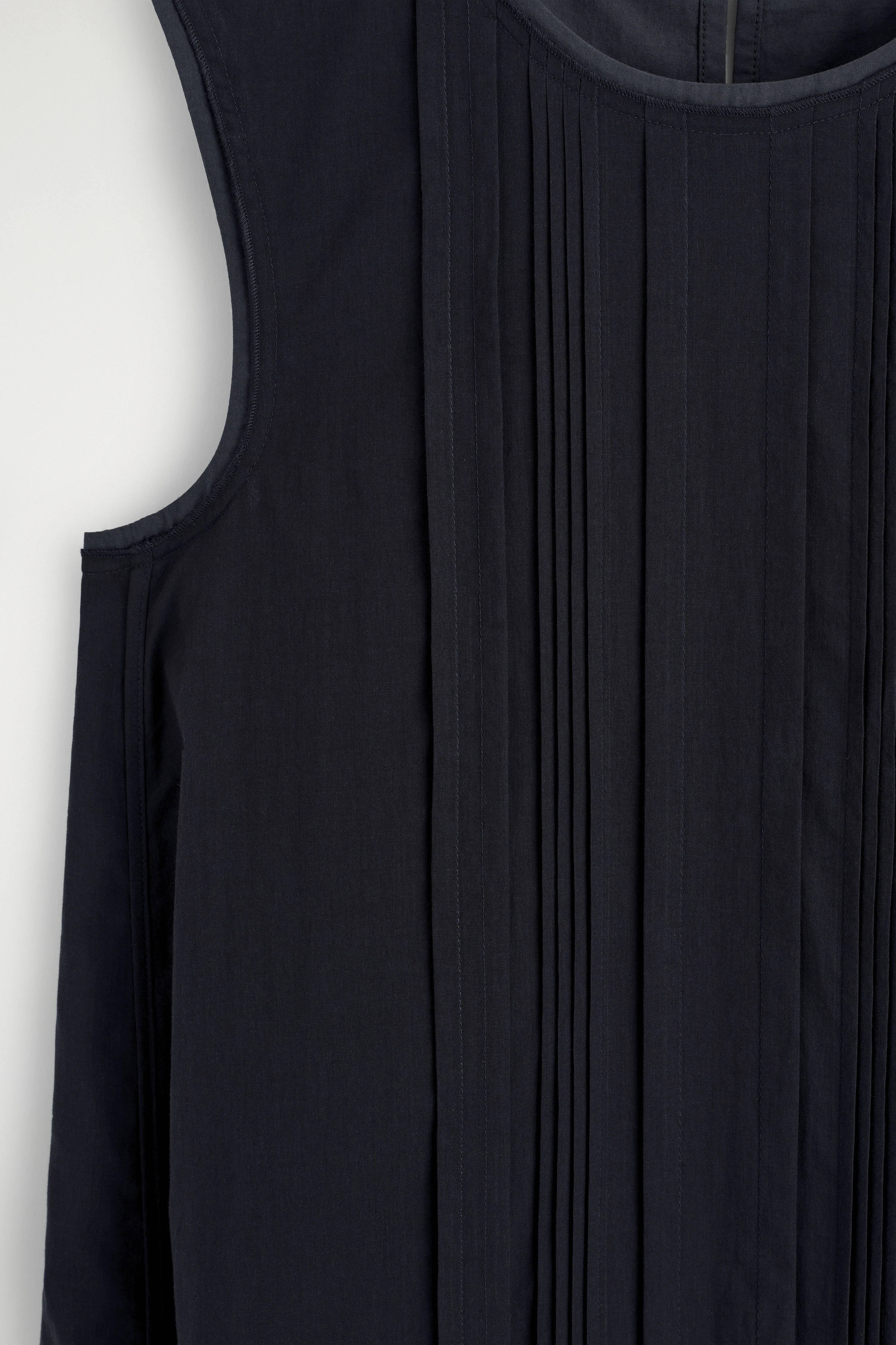 LAYERED PINTUCKED MINI DRESS - 7