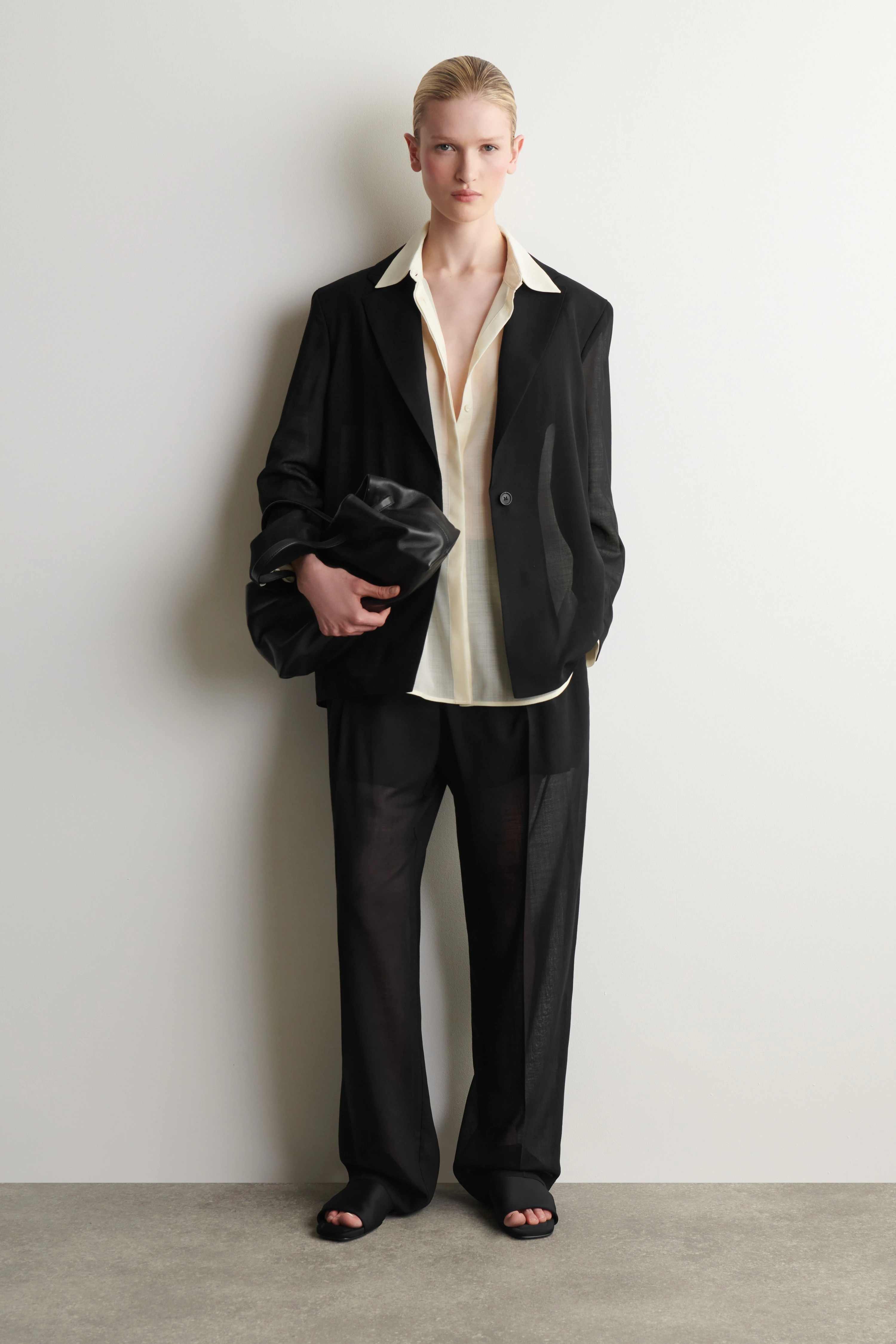 FLUID WOOL-VOILE SHIRT - 3