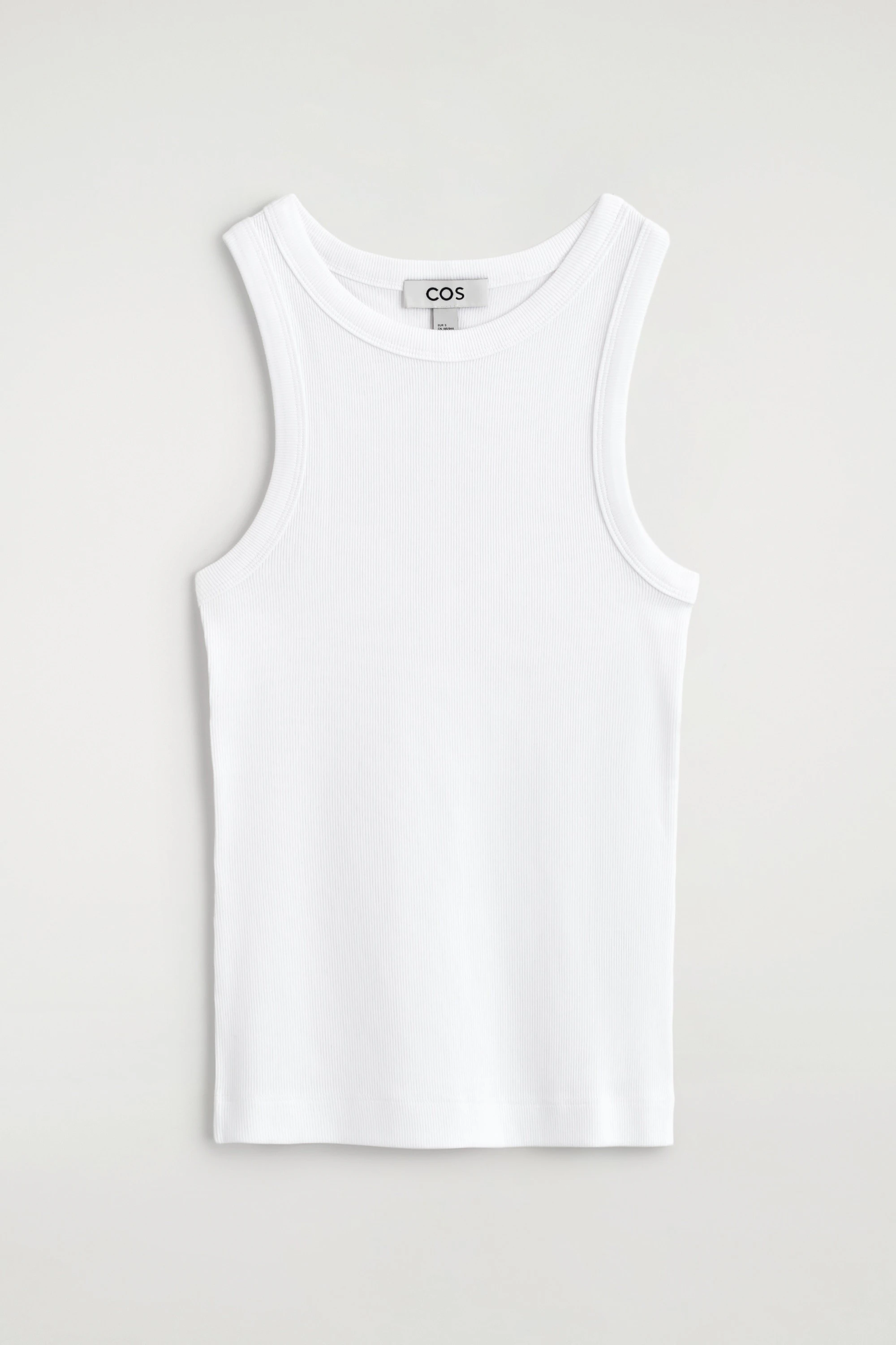 RIBBED COTTON TANK TOP - 6