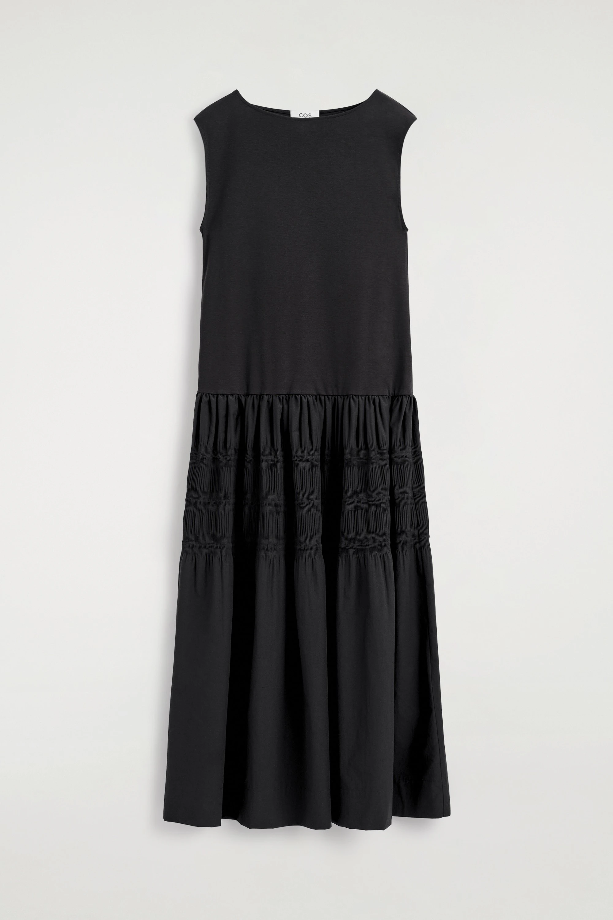 TIERED GATHERED MIDI DRESS - 5