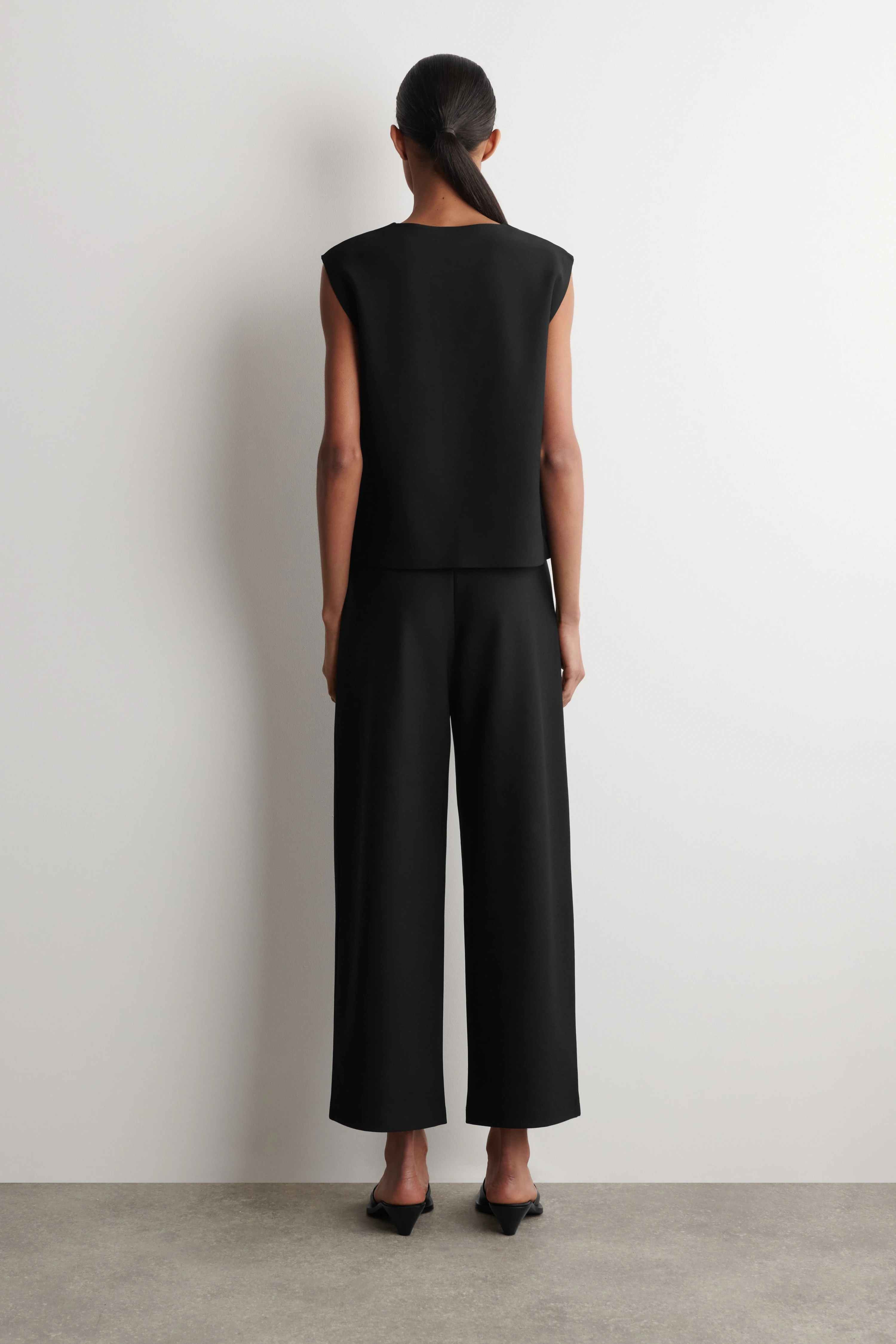 CROPPED STRAIGHT-LEG TROUSERS - 2