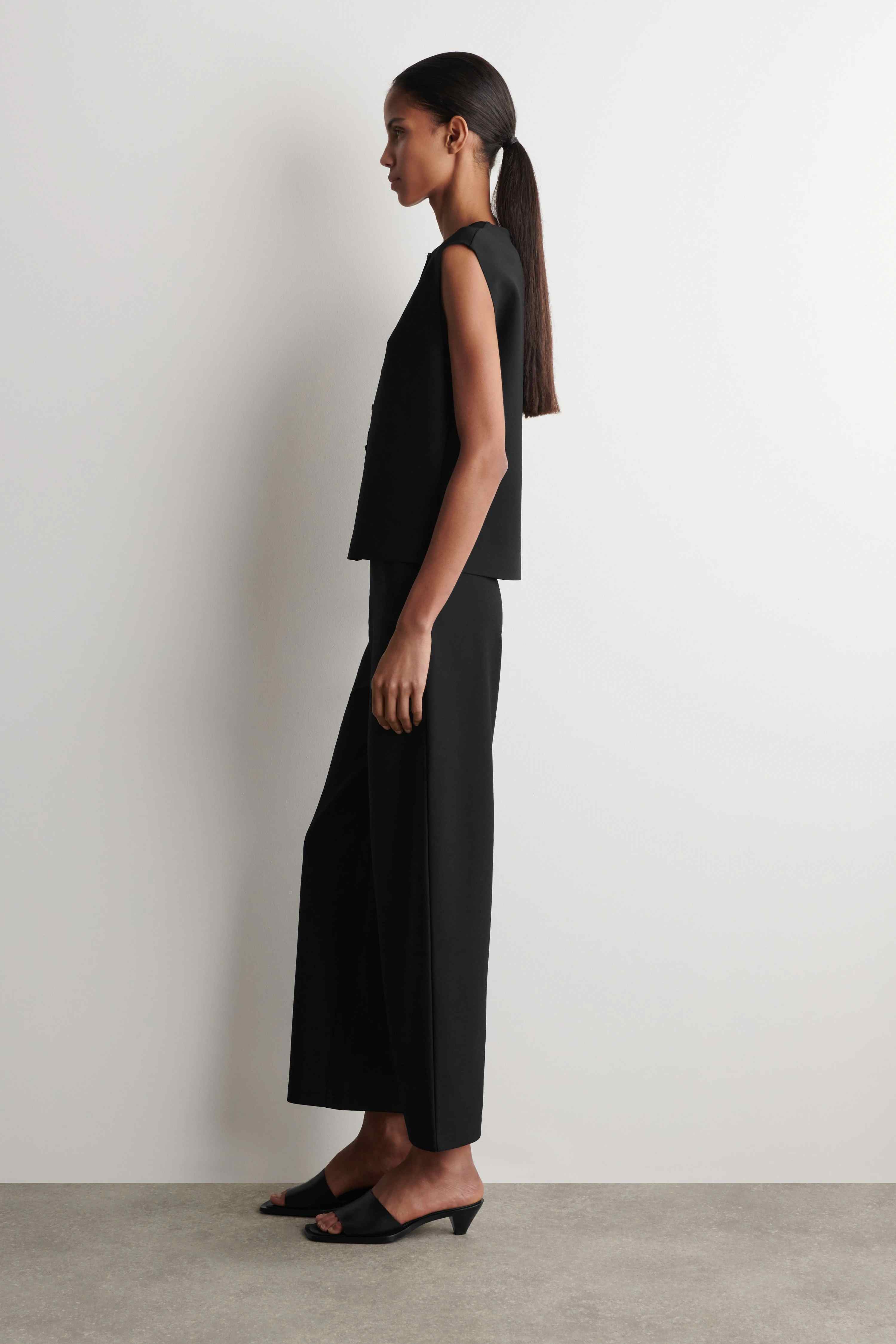 CROPPED STRAIGHT-LEG TROUSERS - 4