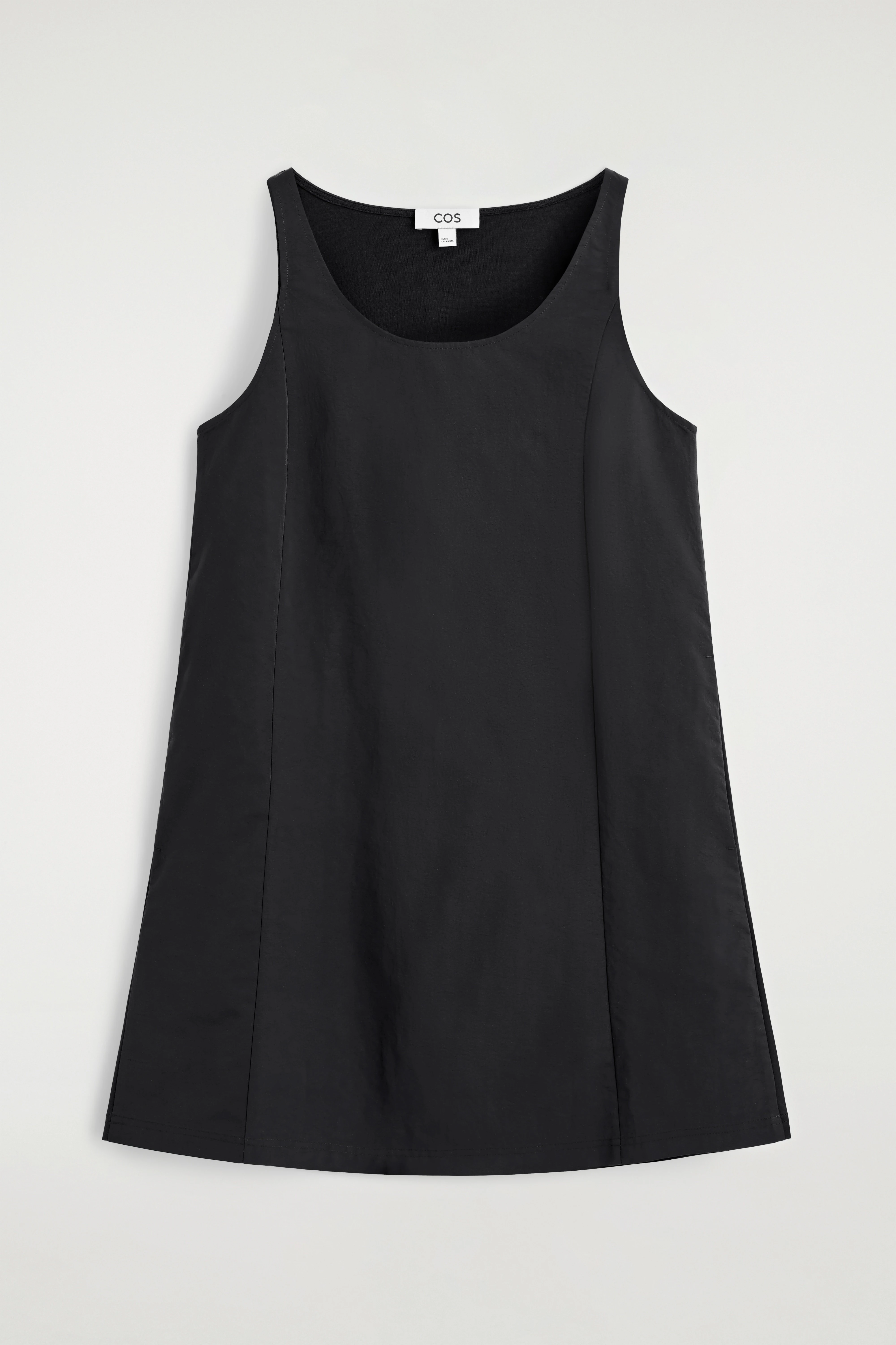 JERSEY-PANELLED NYLON MINI DRESS - 5