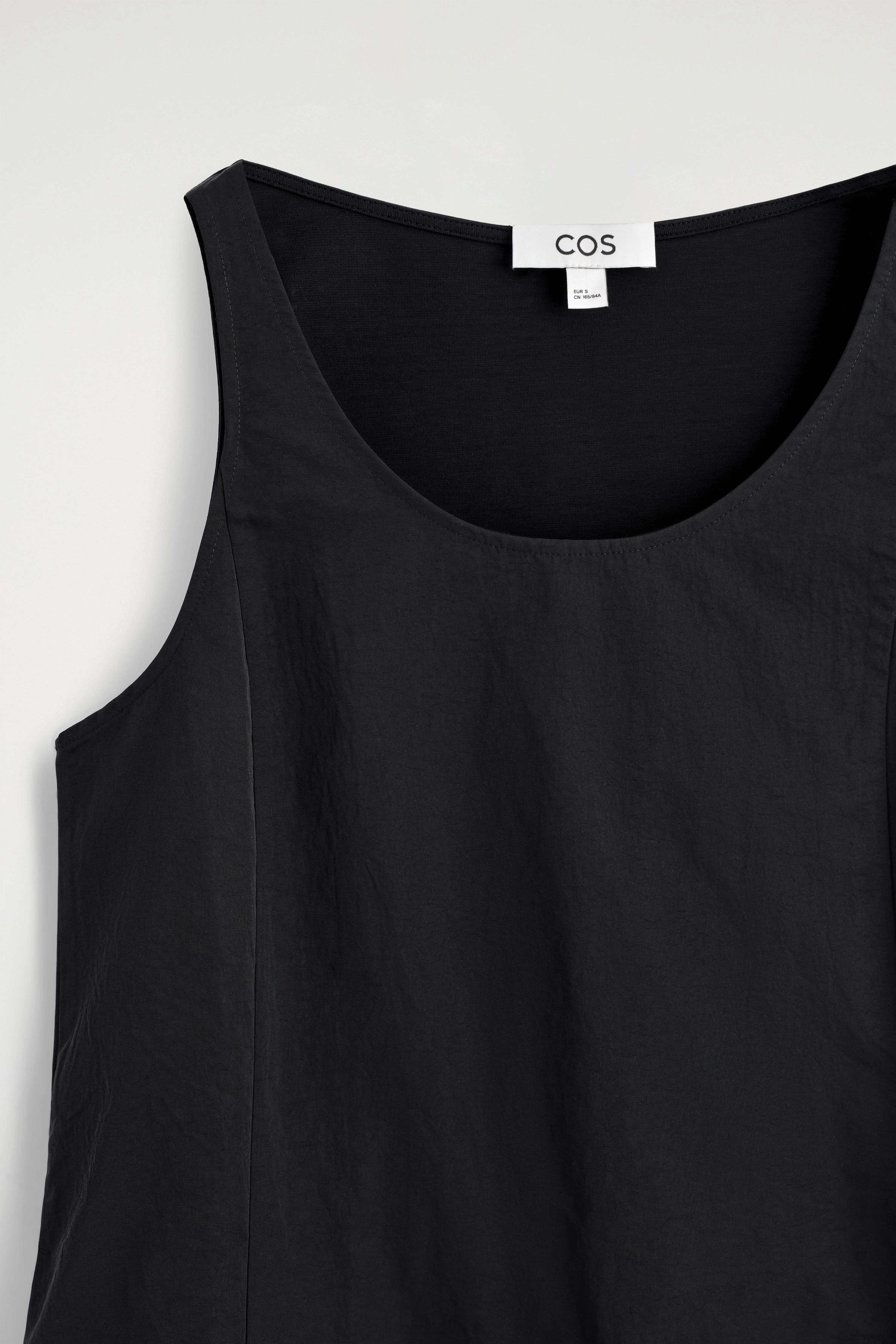JERSEY-PANELLED NYLON MINI DRESS - 6