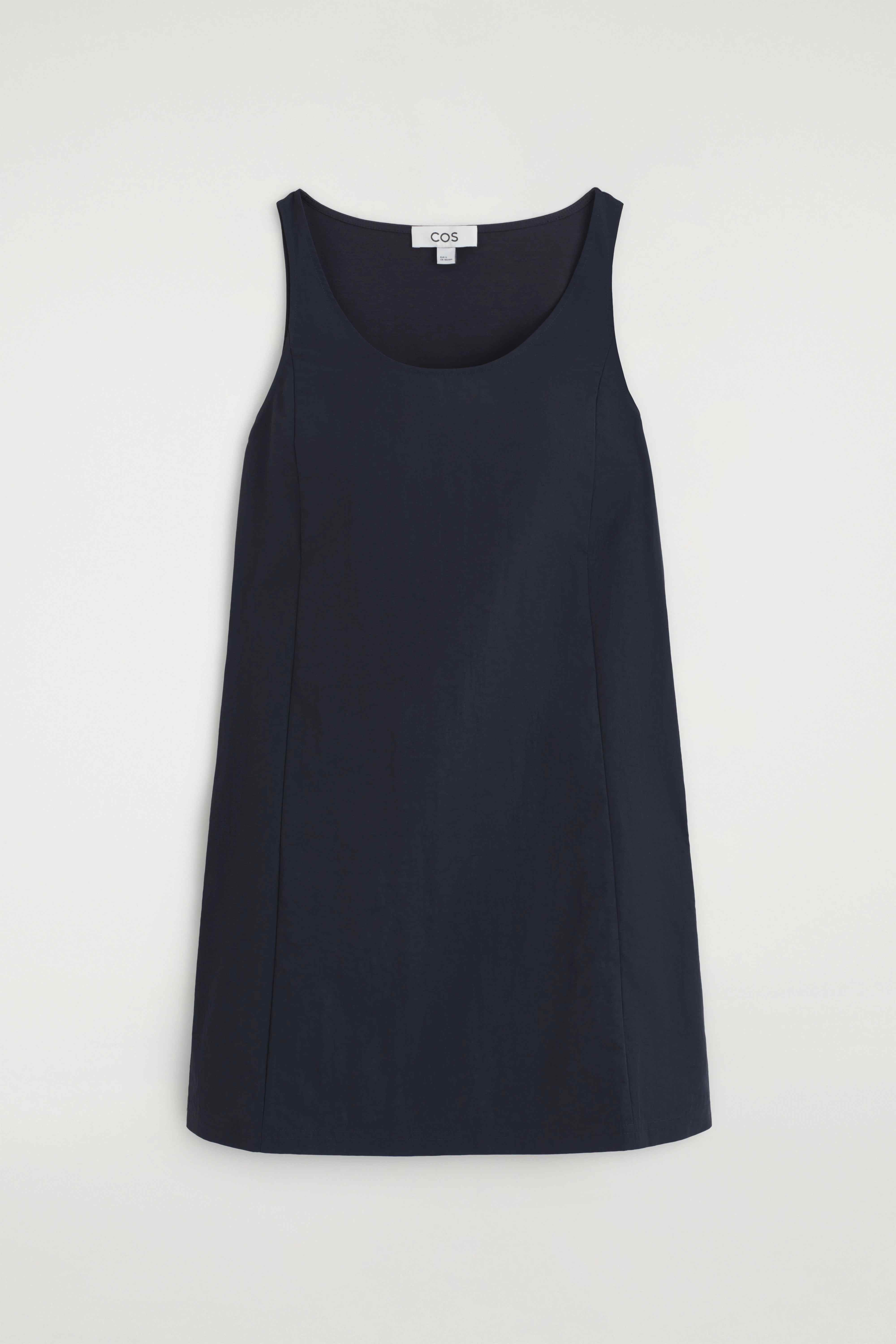 JERSEY-PANELLED NYLON MINI DRESS - 6