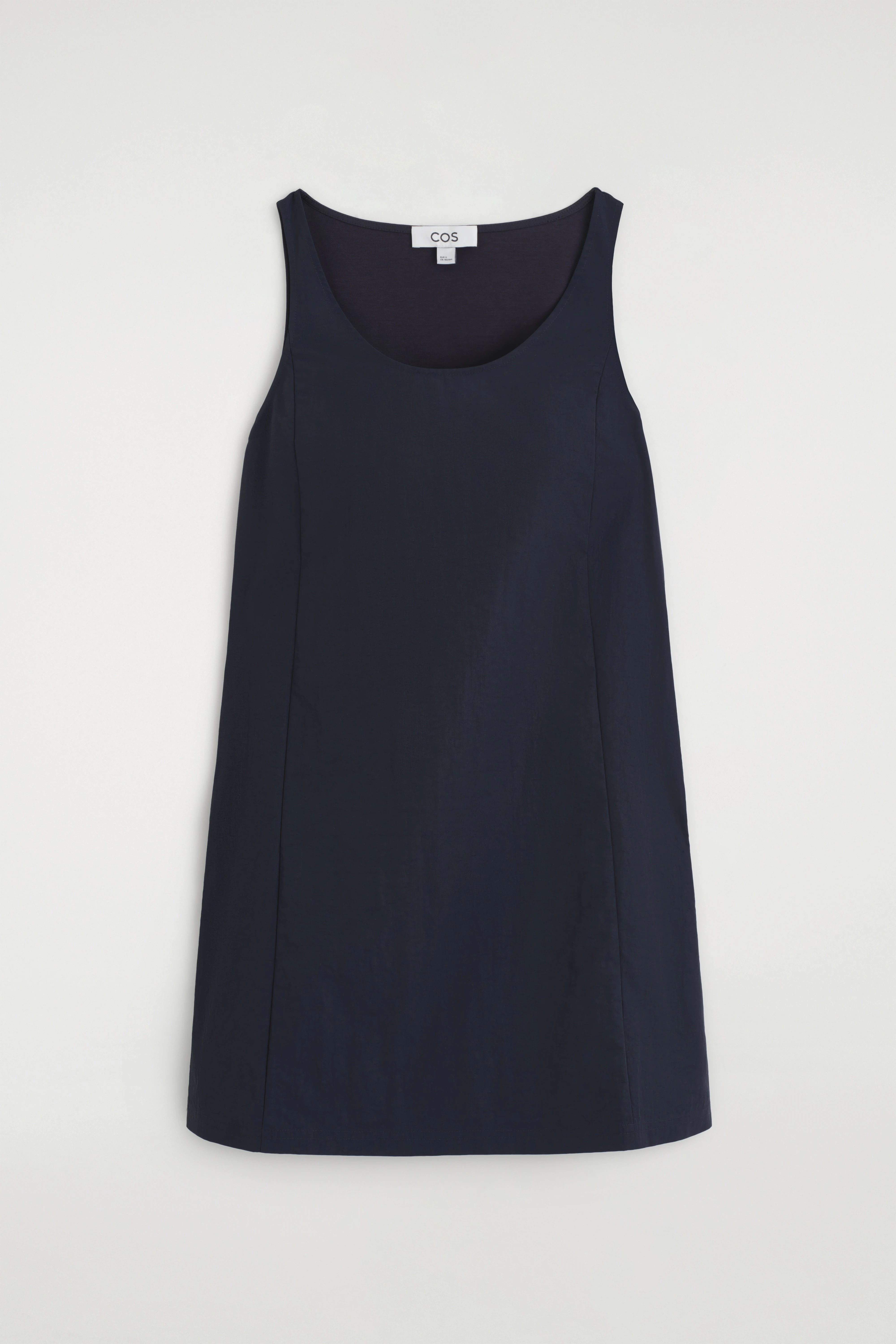JERSEY-PANELLED NYLON MINI DRESS - 6