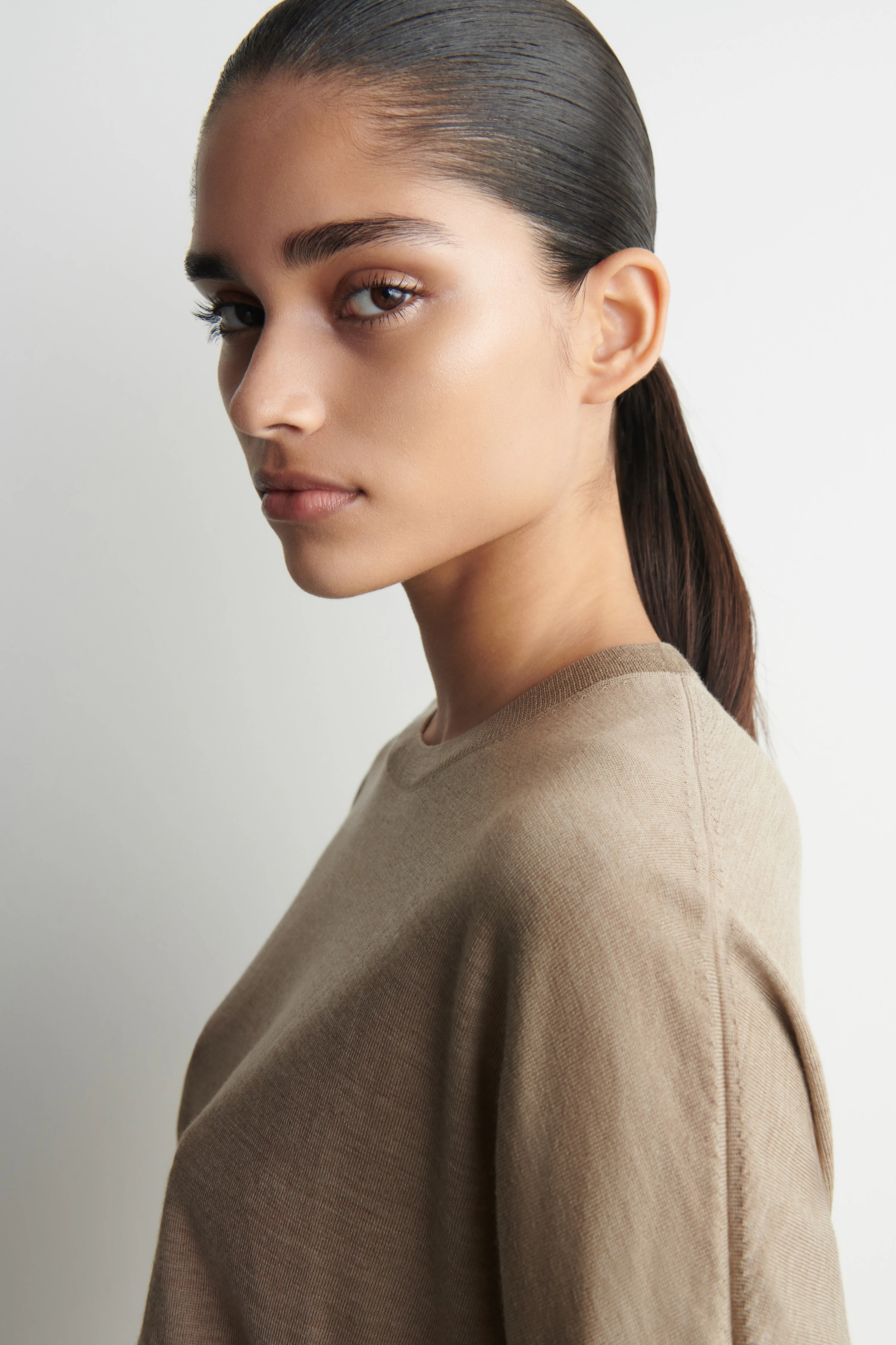 KNITTED MERINO WOOL T-SHIRT - 4