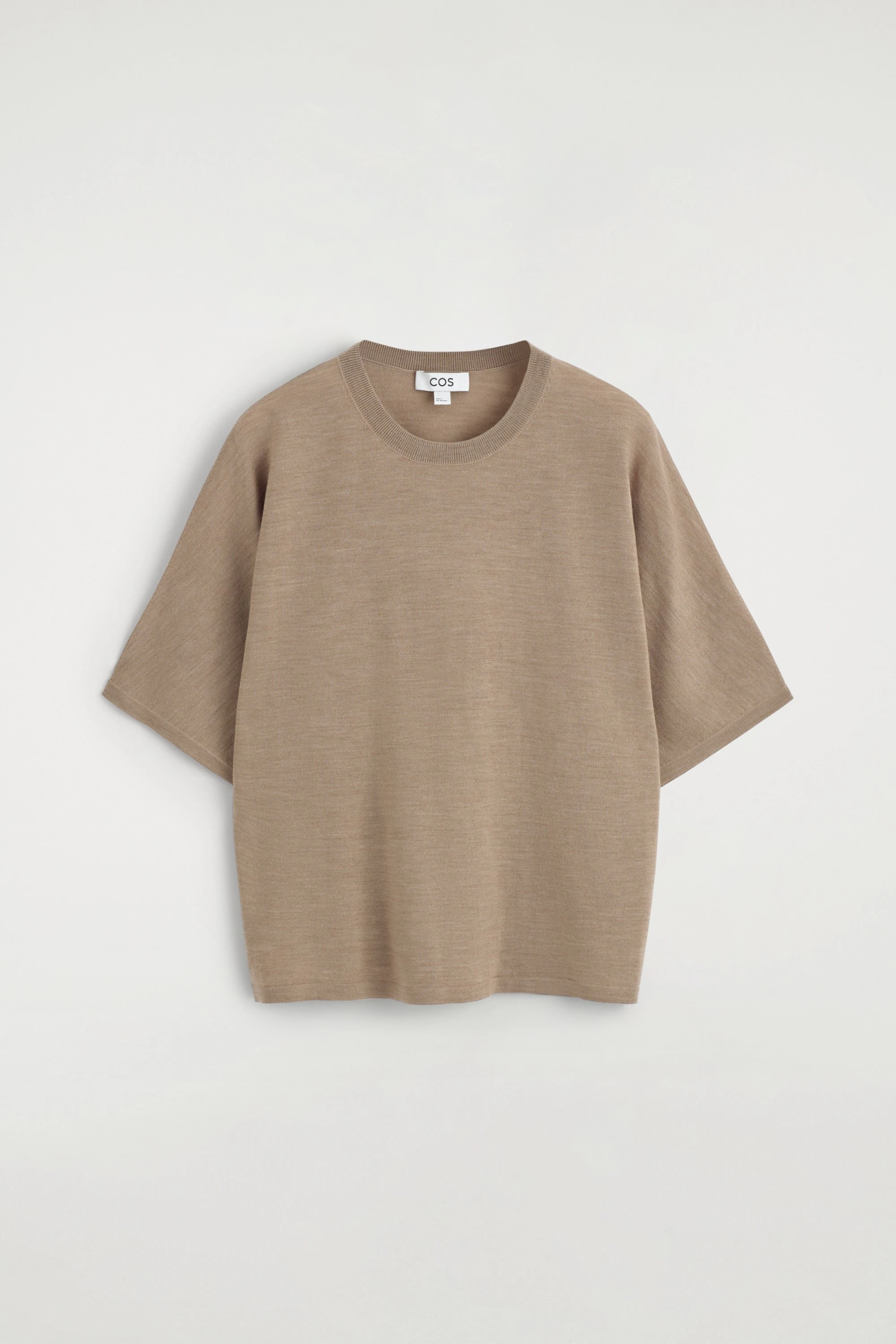 KNITTED MERINO WOOL T-SHIRT - 6