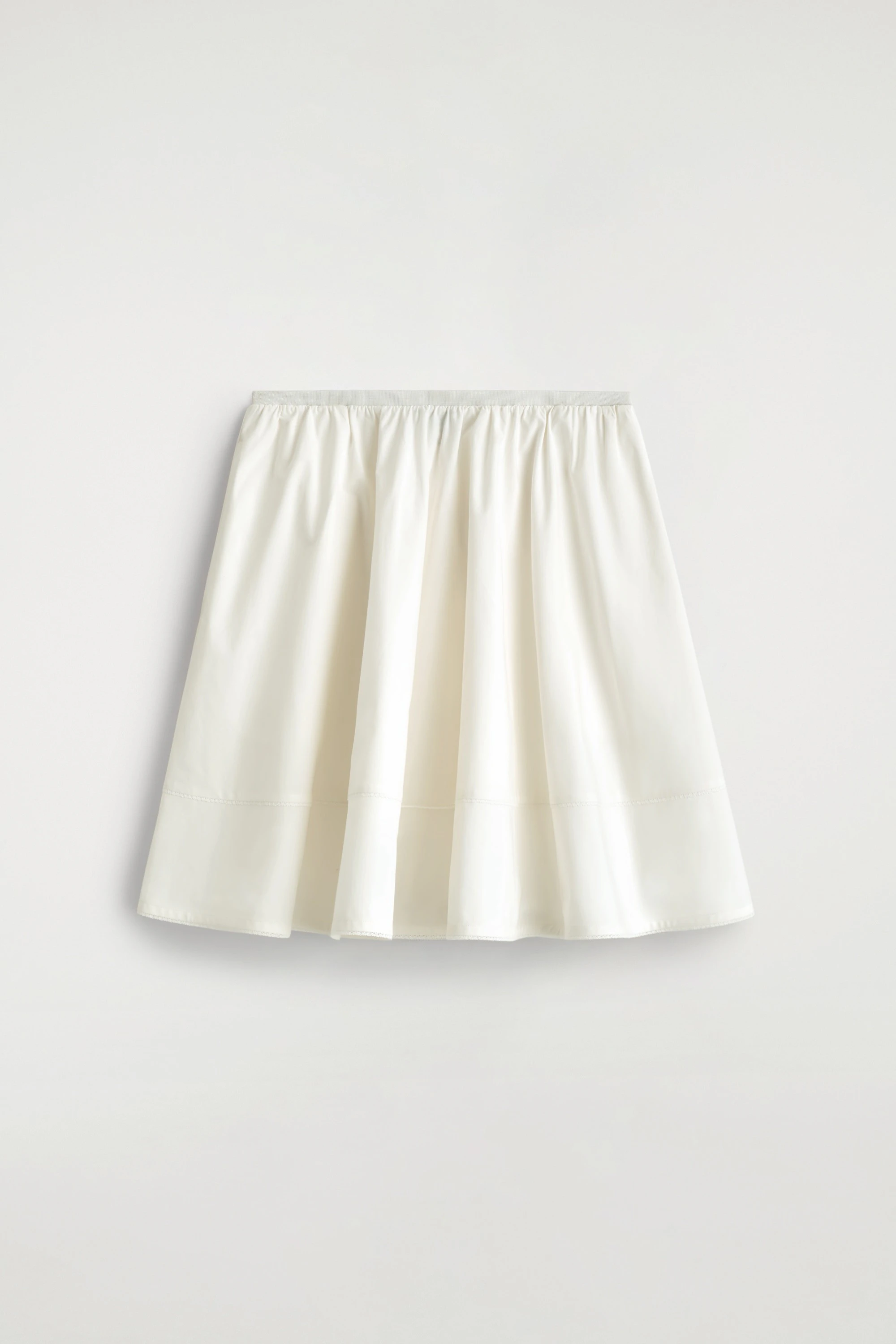 EMBROIDERED COTTON-POPLIN SKIRT - 5
