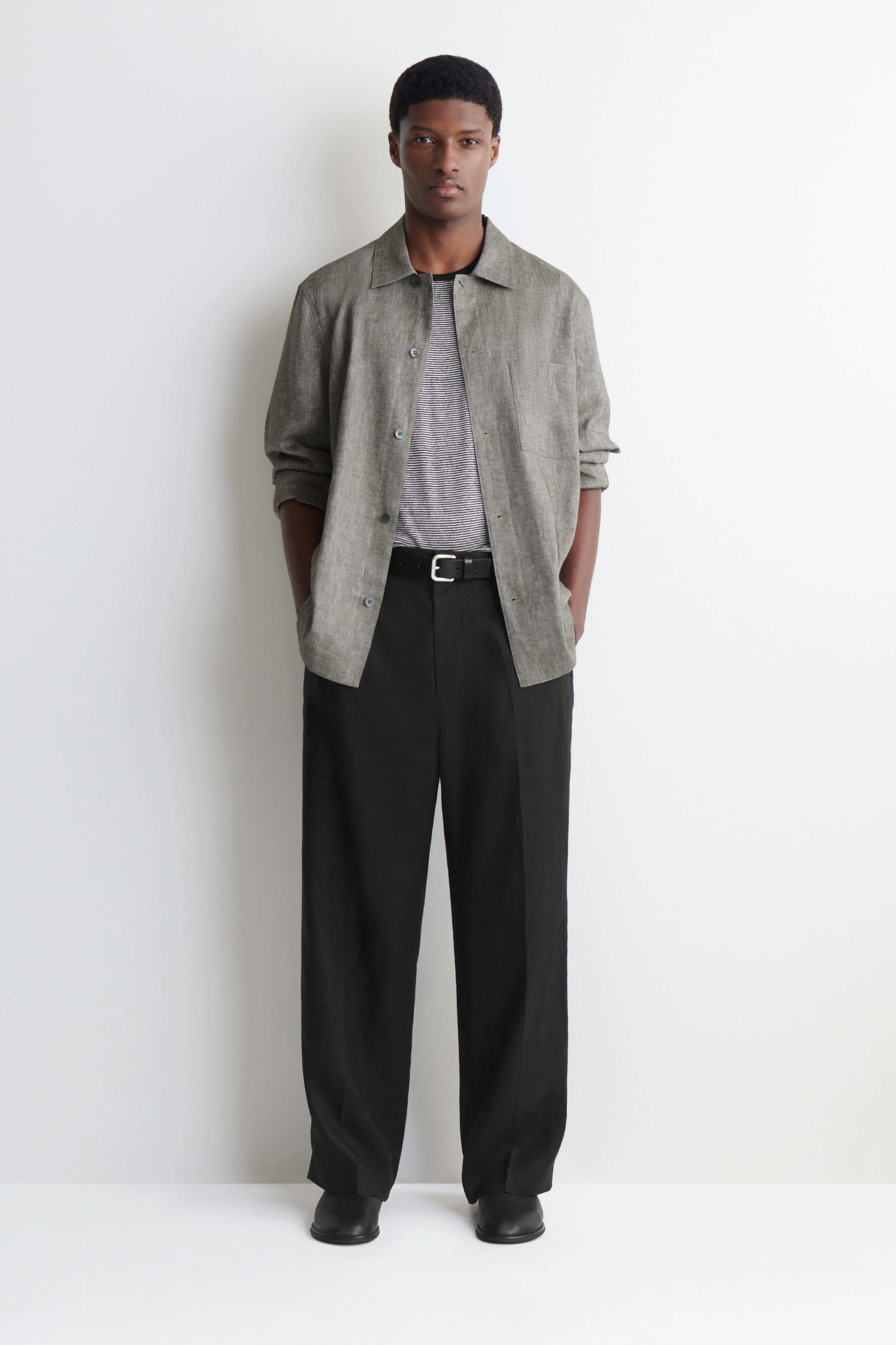 LINEN-JERSEY T-SHIRT - 3
