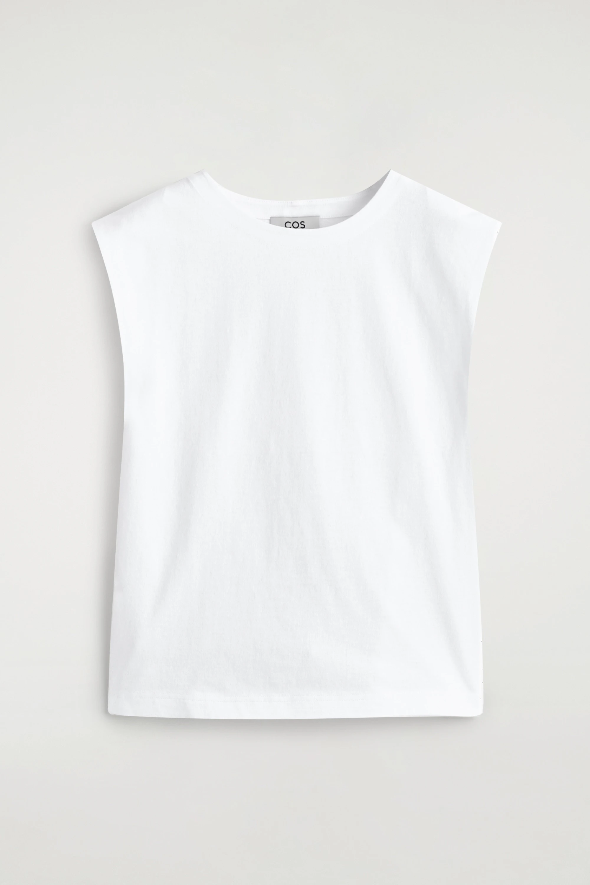 FOLDED-SHOULDER COTTON-JERSEY TANK TOP - 6