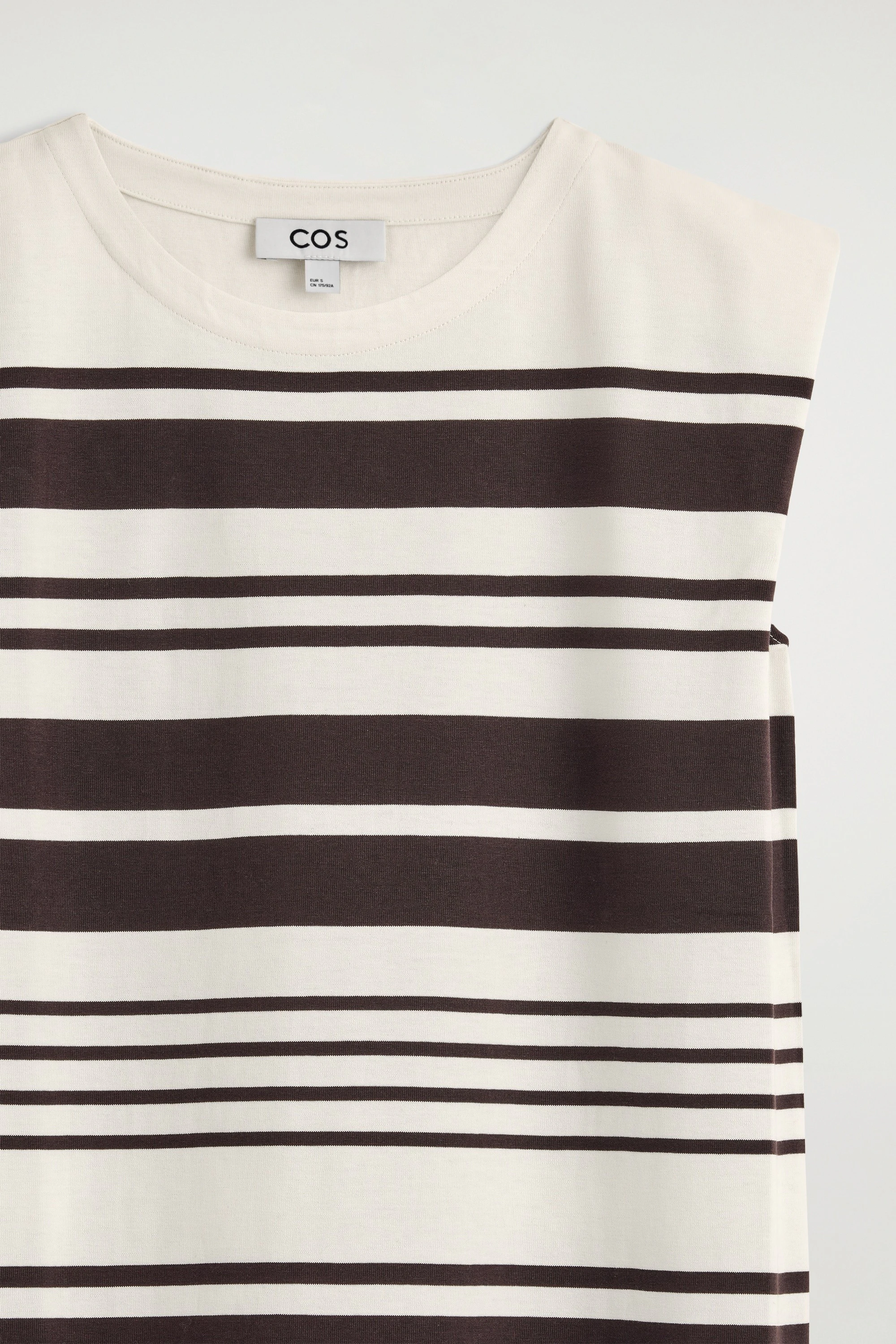 FOLDED-SHOULDER COTTON-JERSEY MIDI DRESS - 6