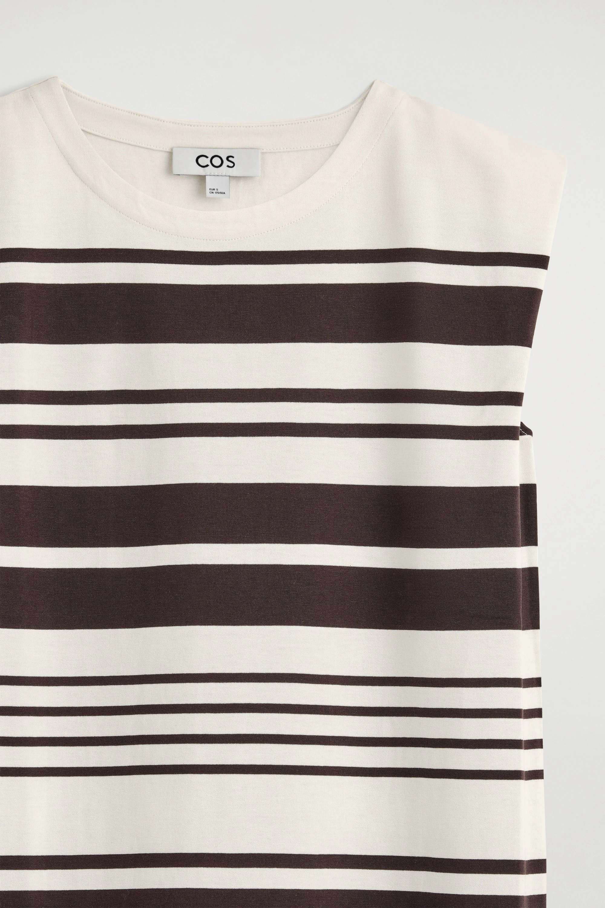 FOLDED-SHOULDER COTTON-JERSEY MIDI DRESS - 6