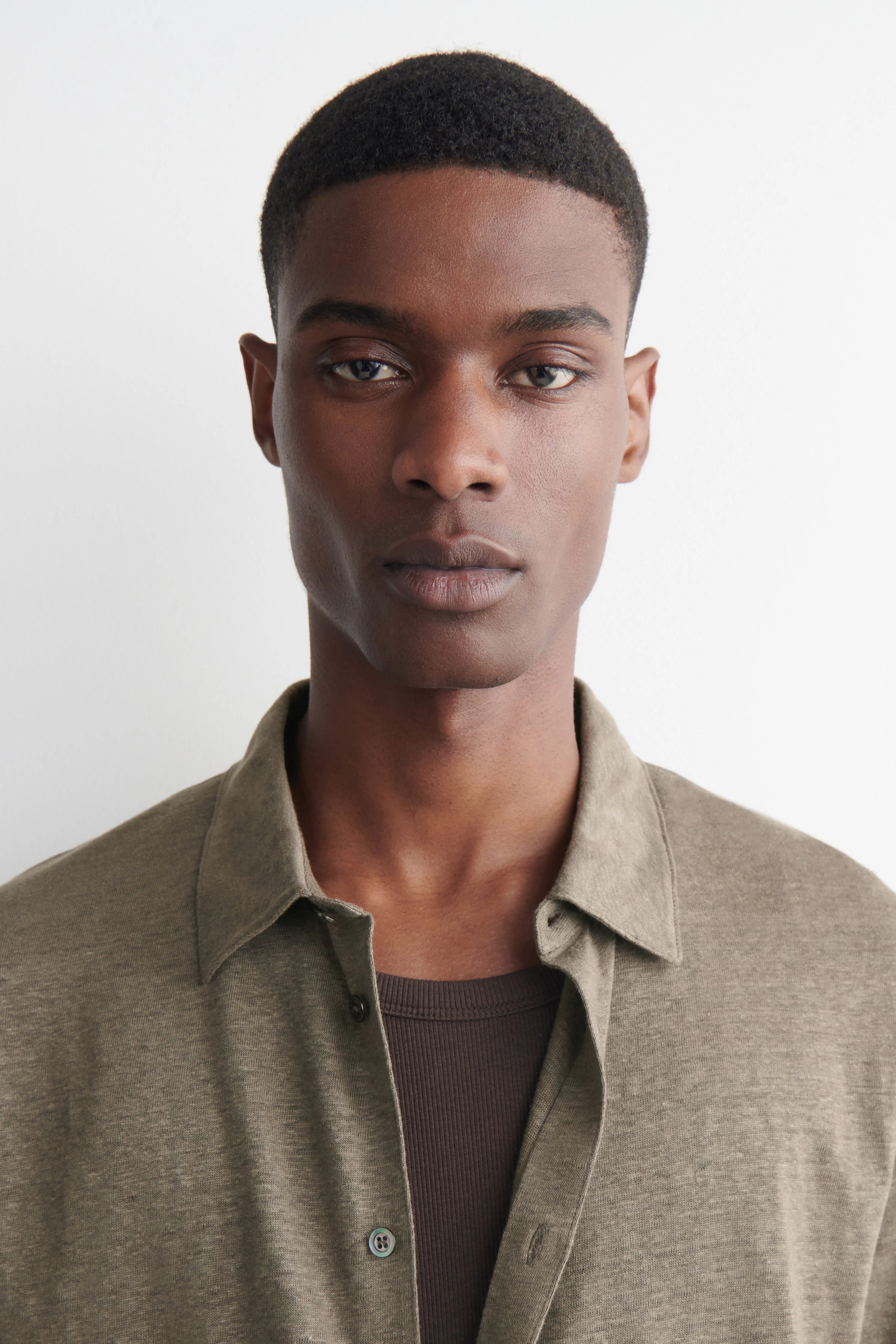 LINEN-JERSEY SHORT-SLEEVED SHIRT - 5
