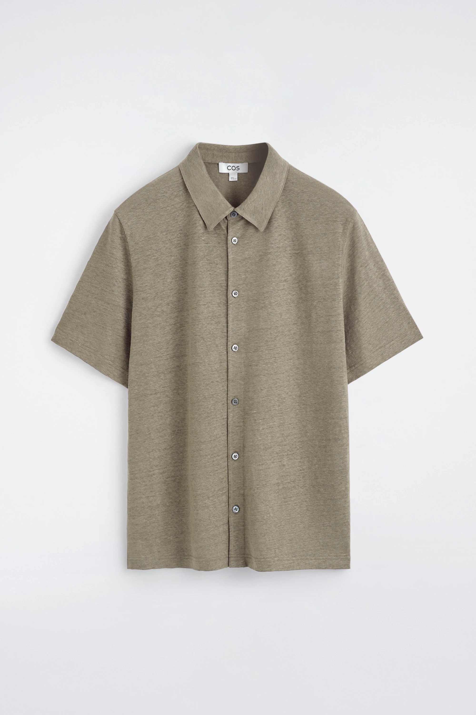 LINEN-JERSEY SHORT-SLEEVED SHIRT - 6