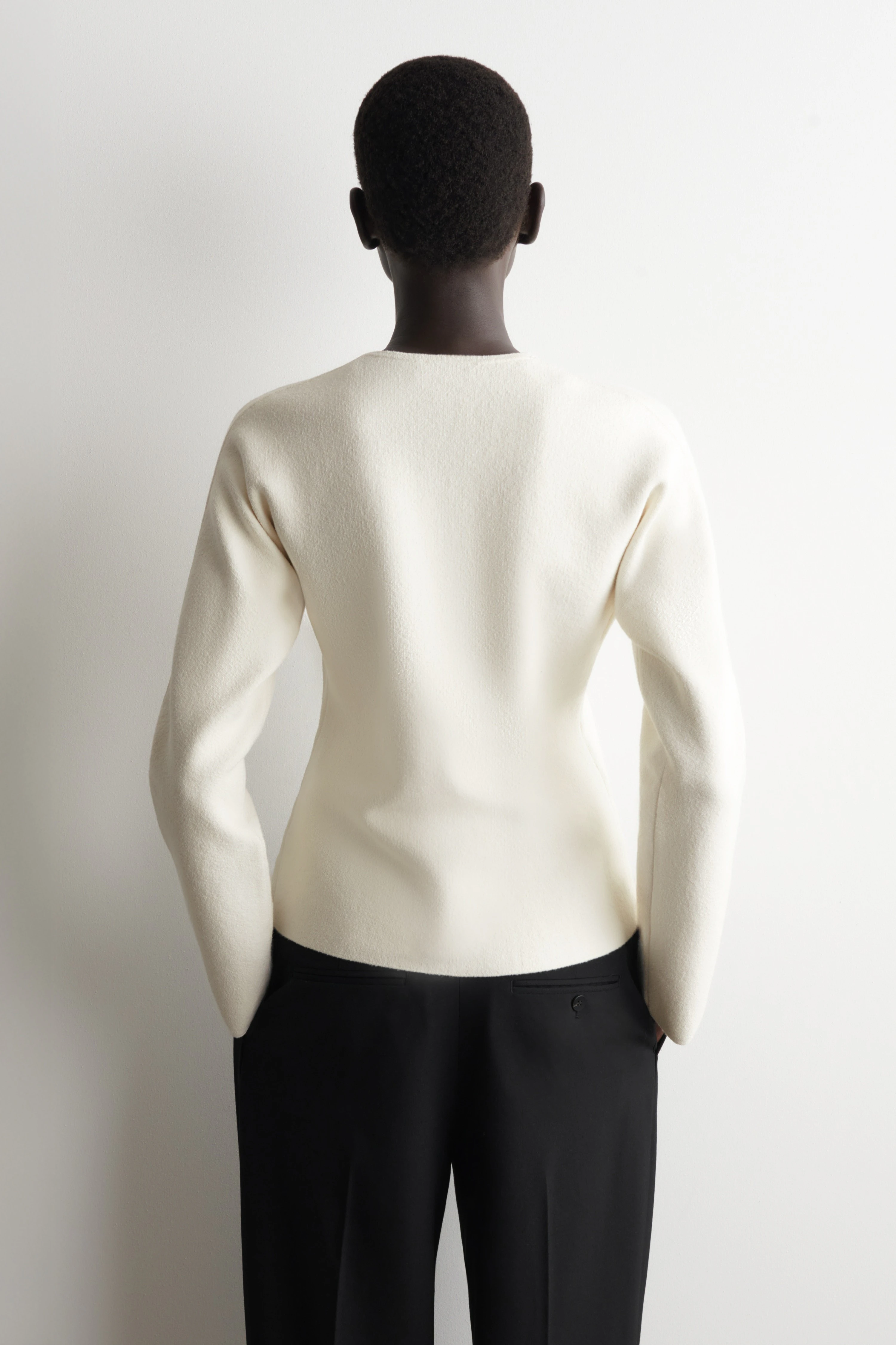 SCULPTURAL COTTON CARDIGAN