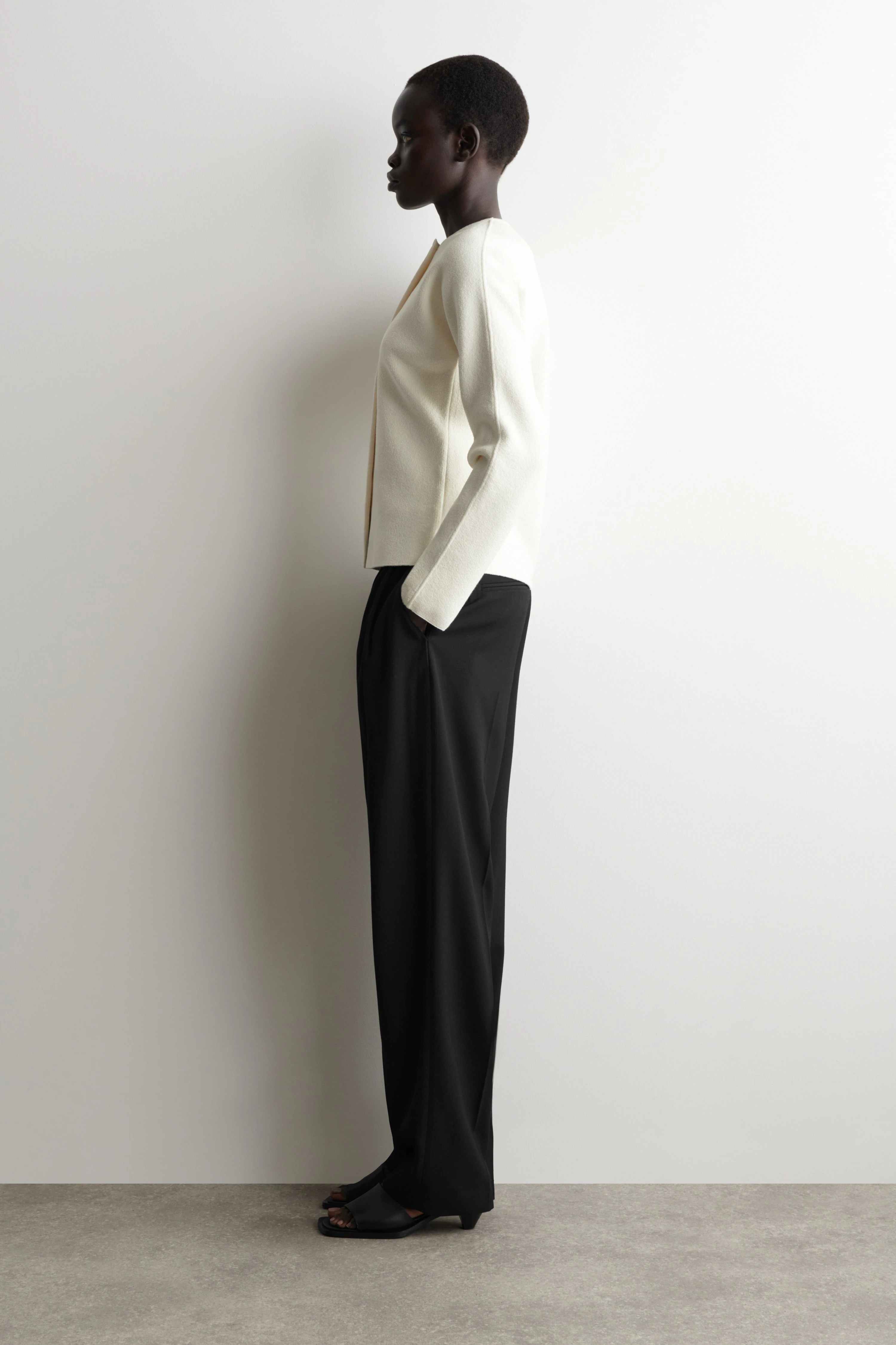SCULPTURAL COTTON CARDIGAN - 5