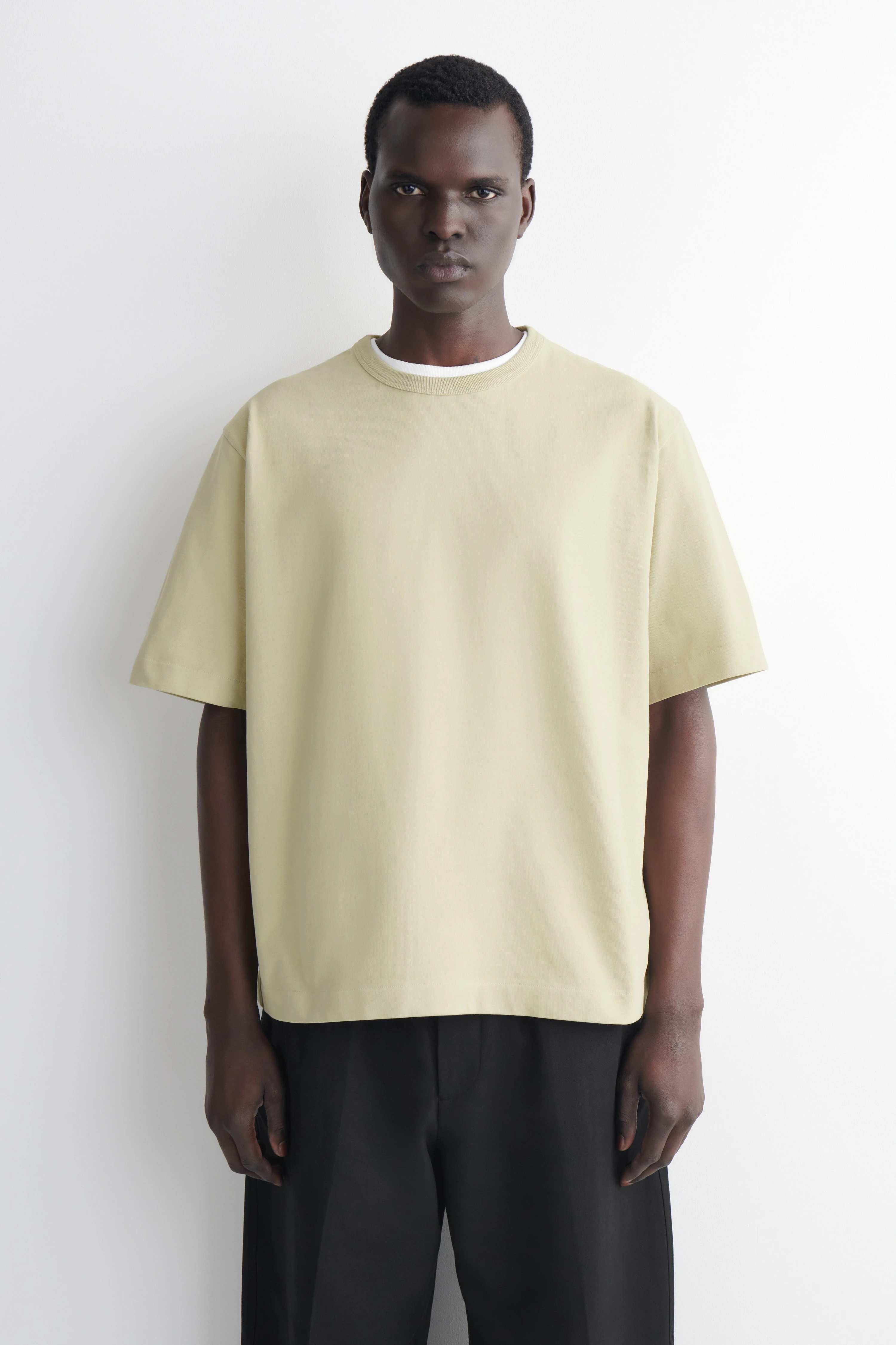 RELAXED GARMENT-WASHED COTTON T-SHIRT