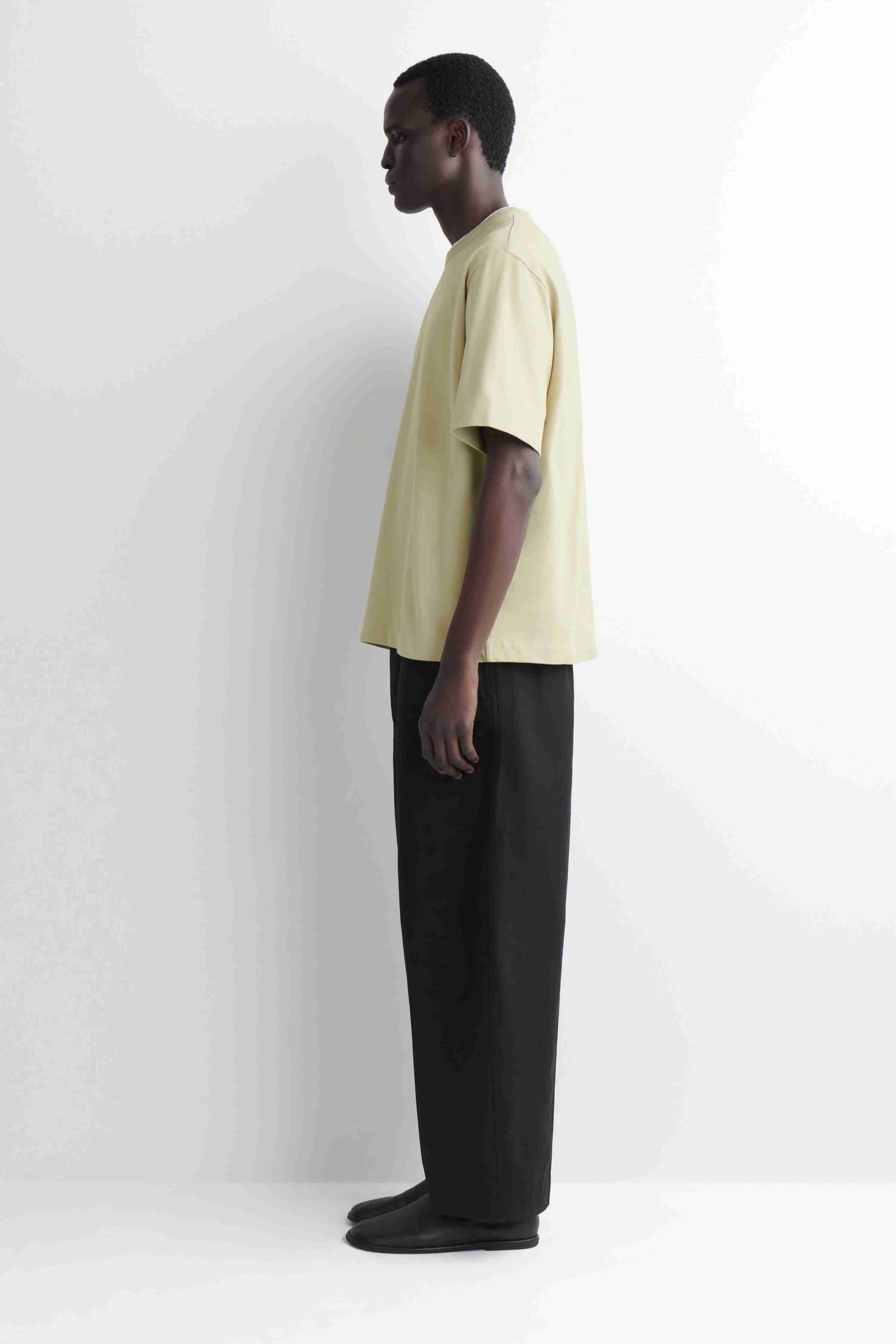 RELAXED GARMENT-WASHED COTTON T-SHIRT - 3