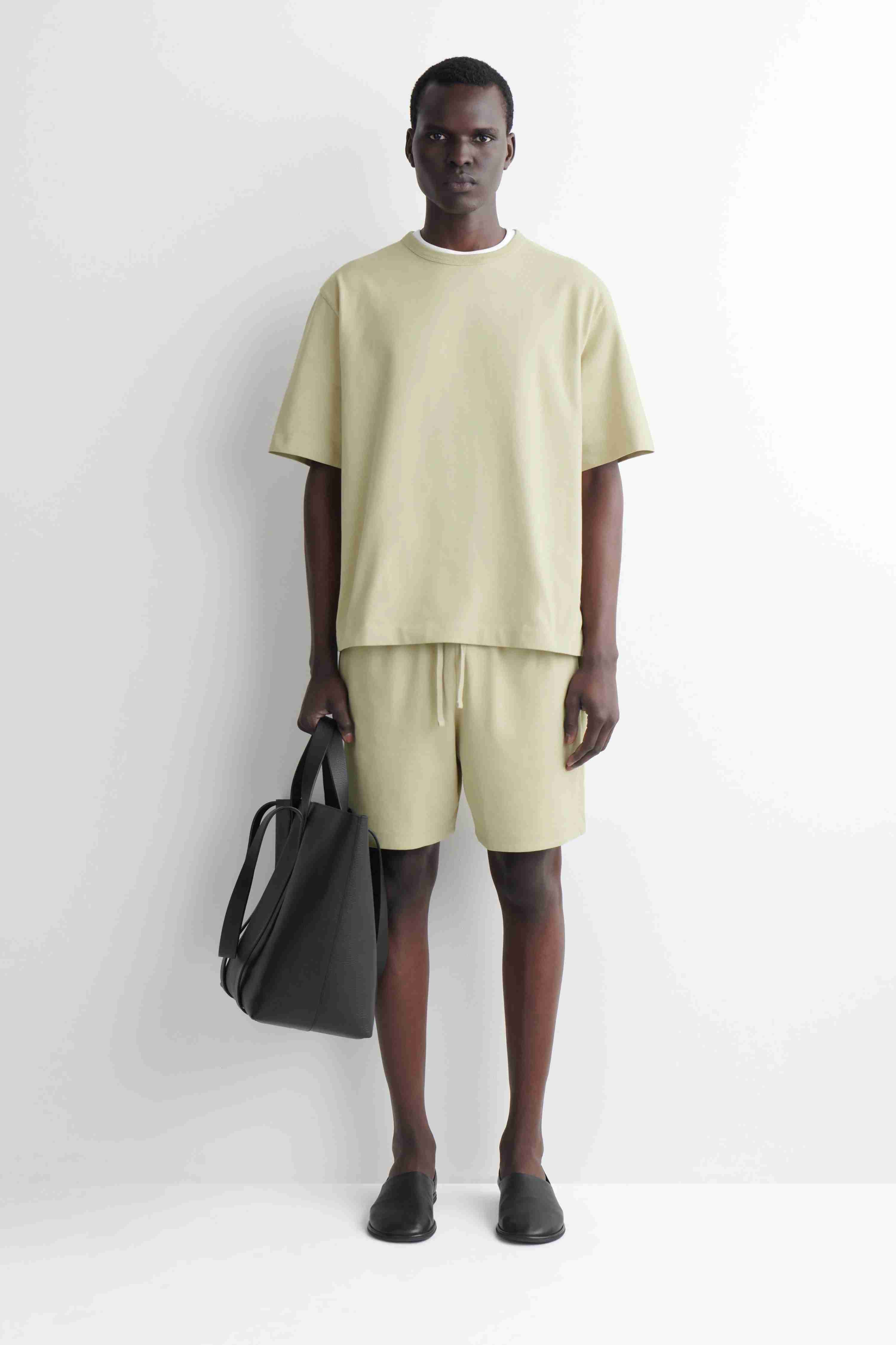 RELAXED GARMENT-WASHED COTTON T-SHIRT - 5