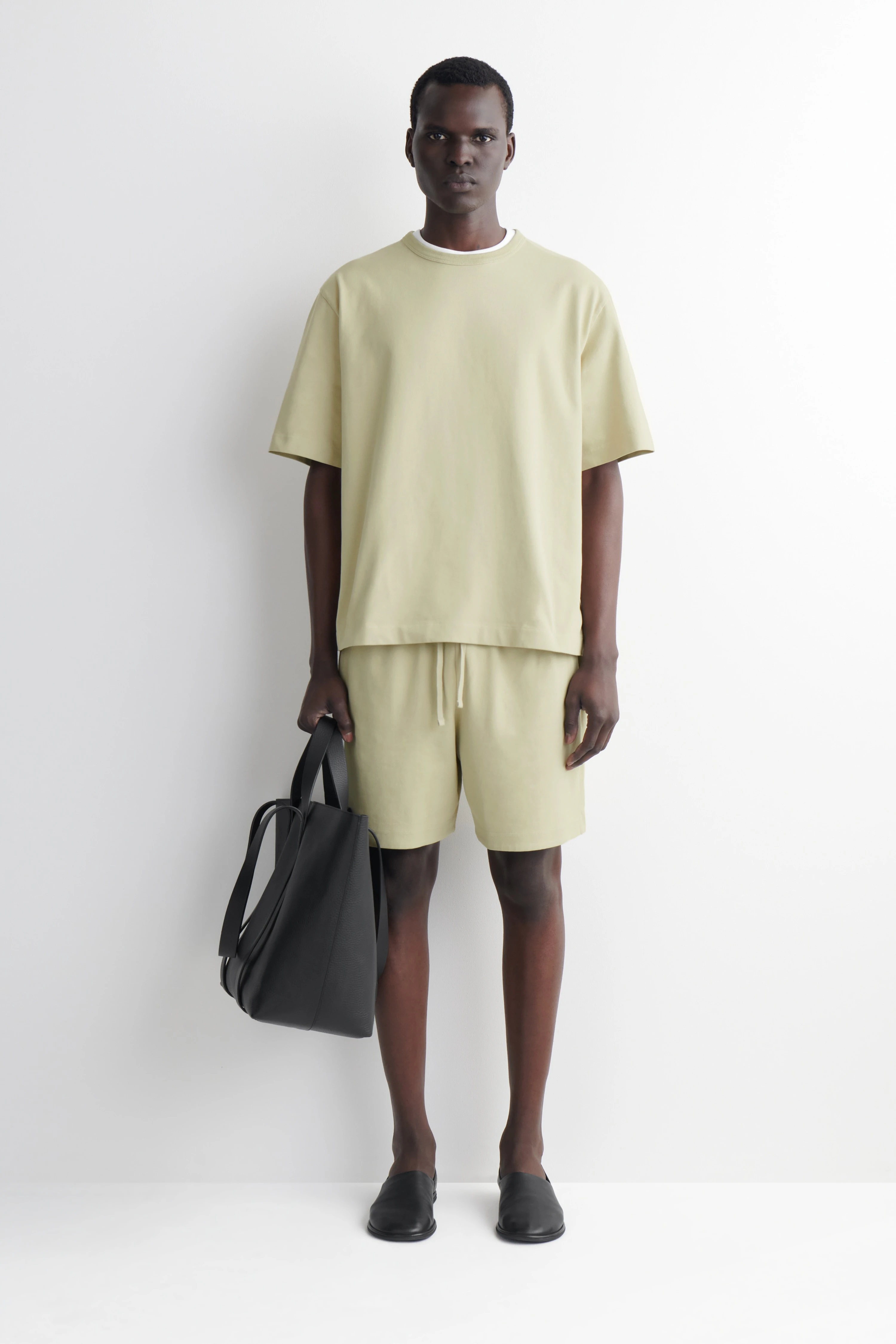 RELAXED GARMENT-WASHED COTTON T-SHIRT - 5