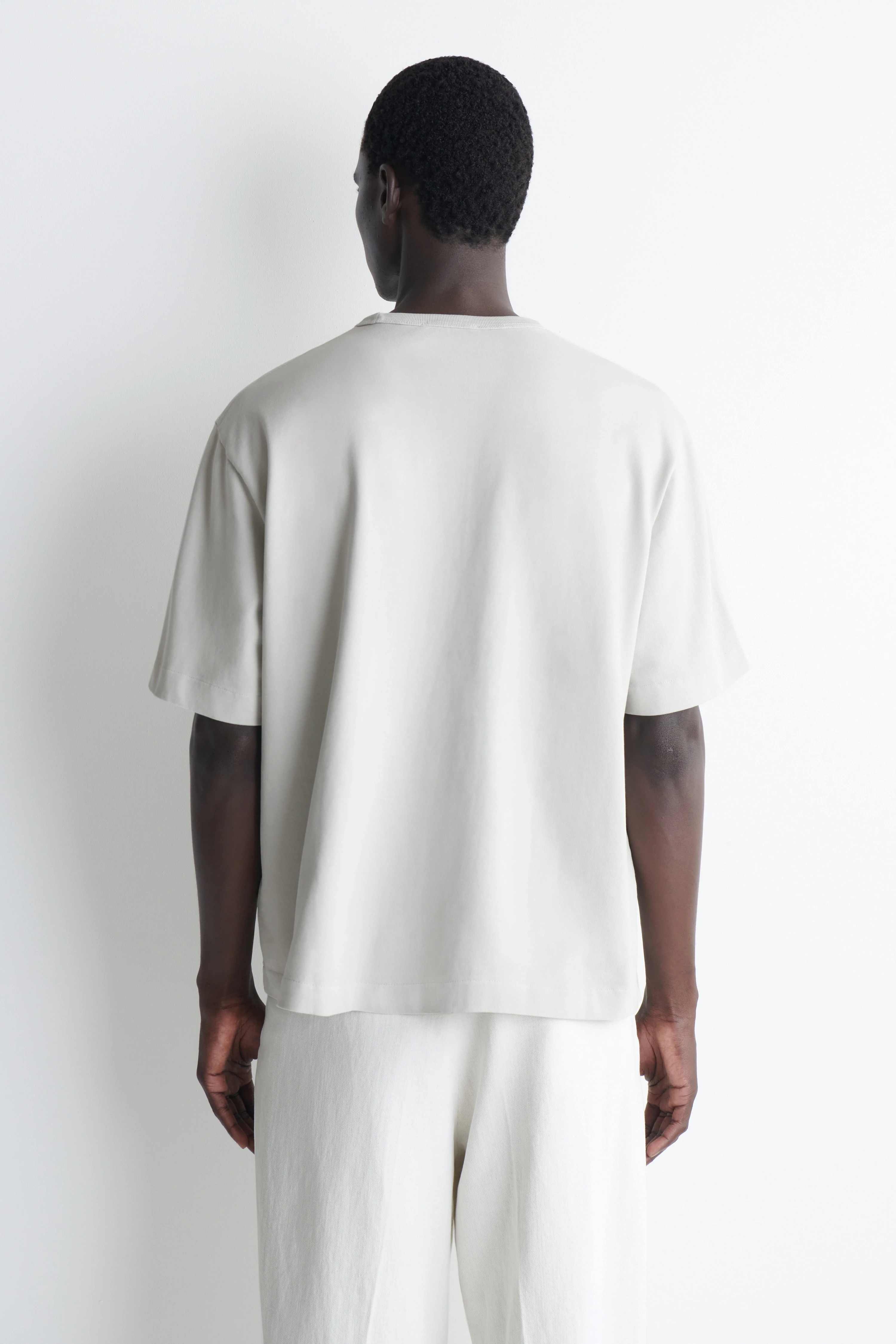 RELAXED GARMENT-WASHED COTTON T-SHIRT