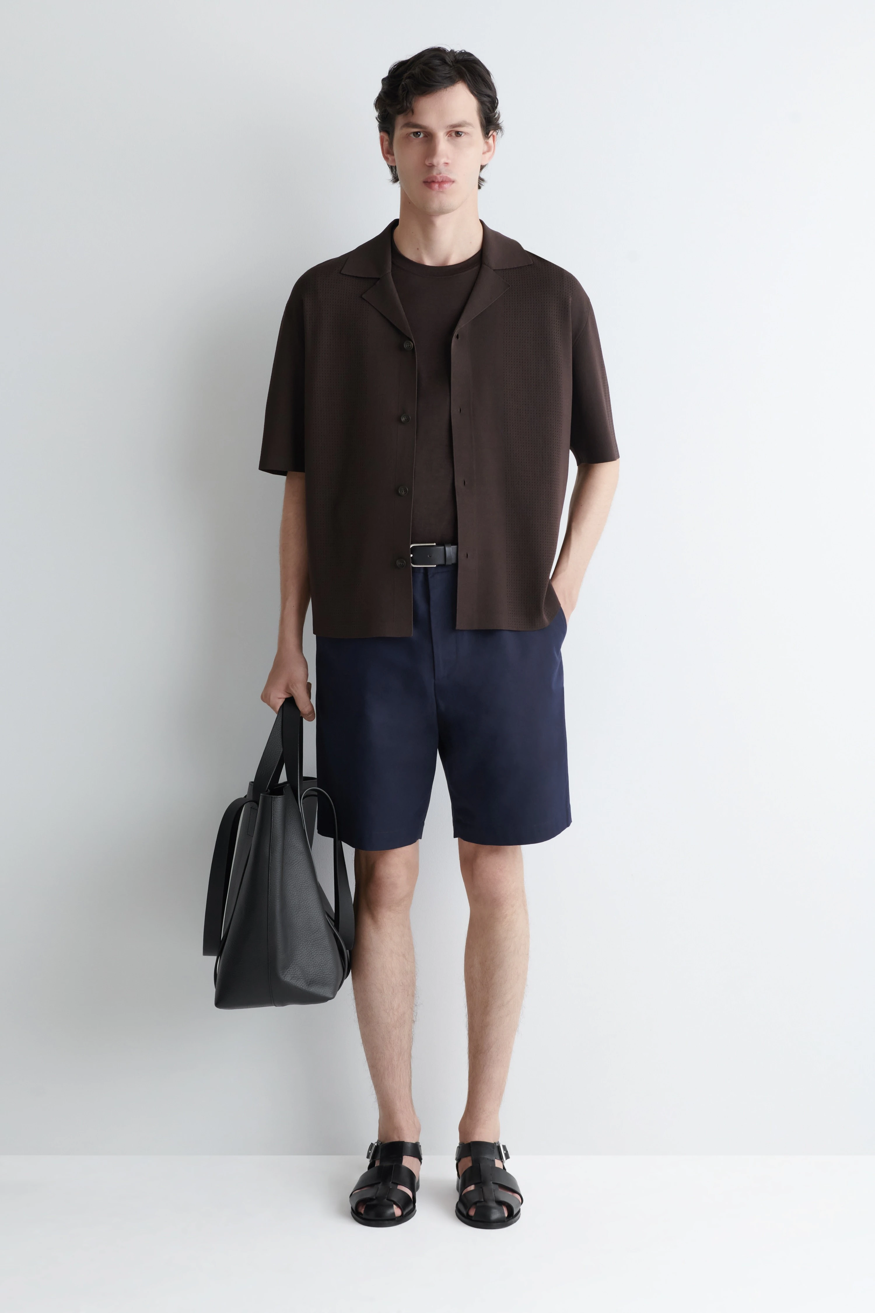 COTTON STRAIGHT-LEG CHINO SHORTS