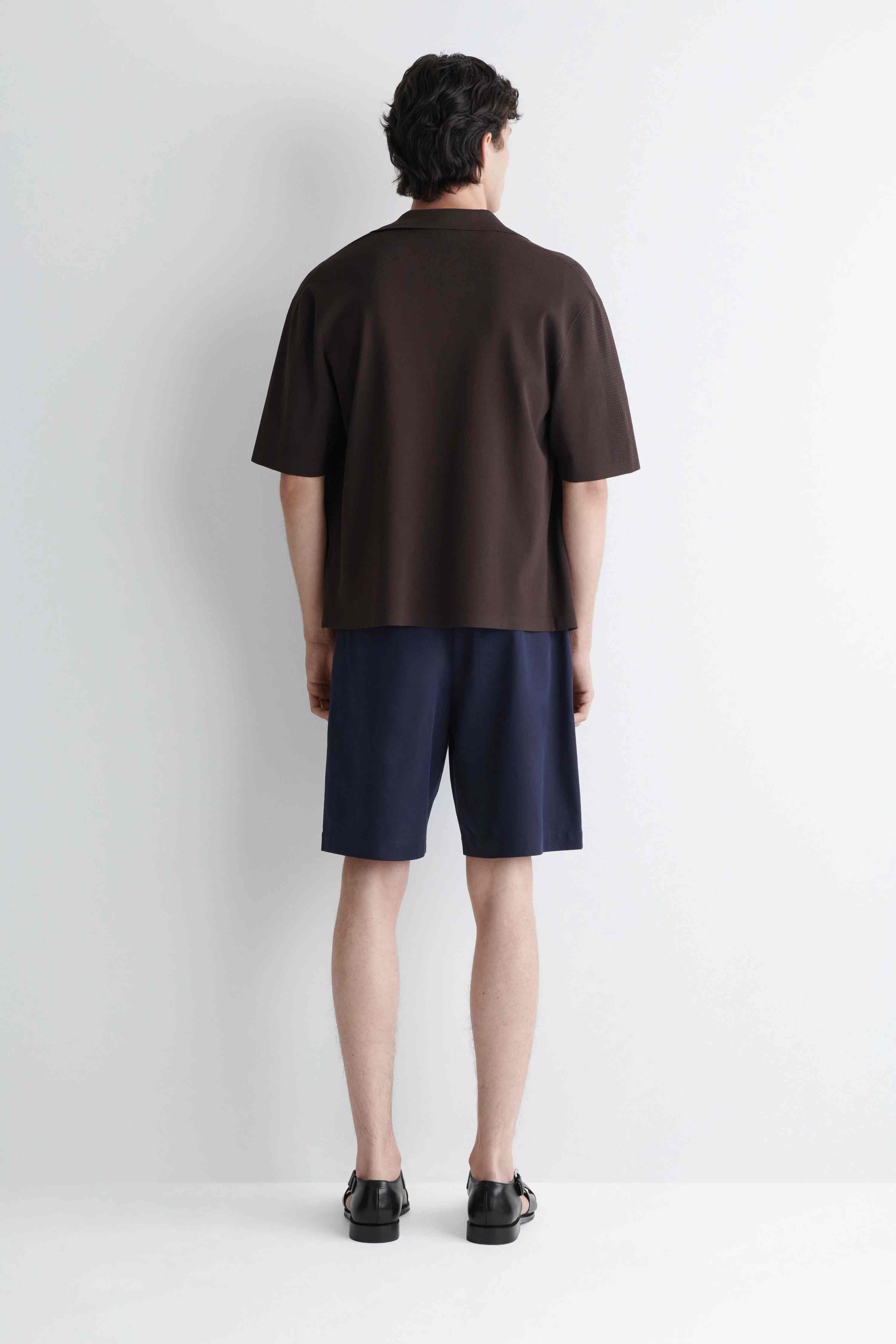 COTTON STRAIGHT-LEG CHINO SHORTS - 2