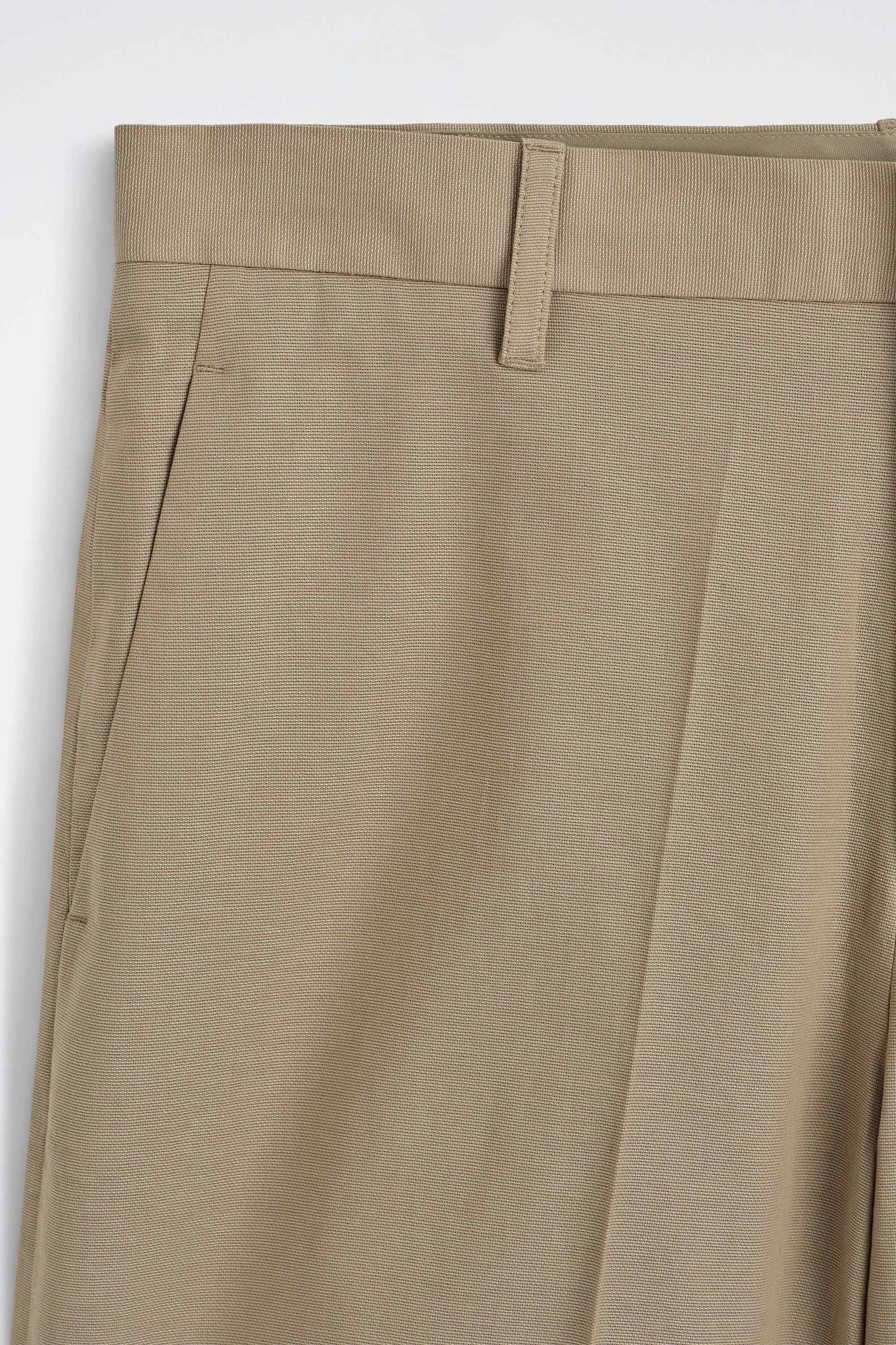 TAILORED TEXTURED-COTTON SHORTS - 6