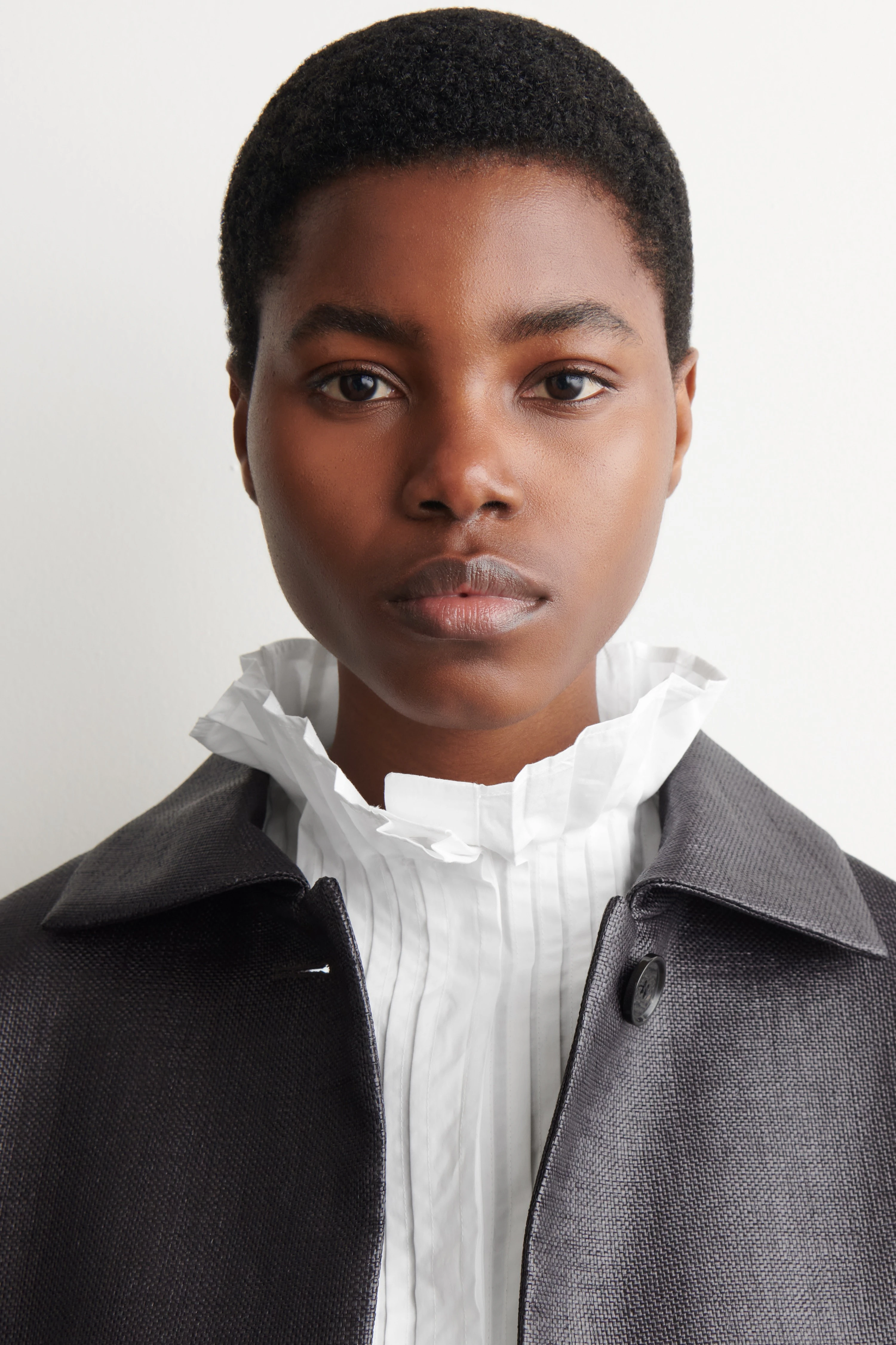PINTUCKED COTTON BLOUSE - 5