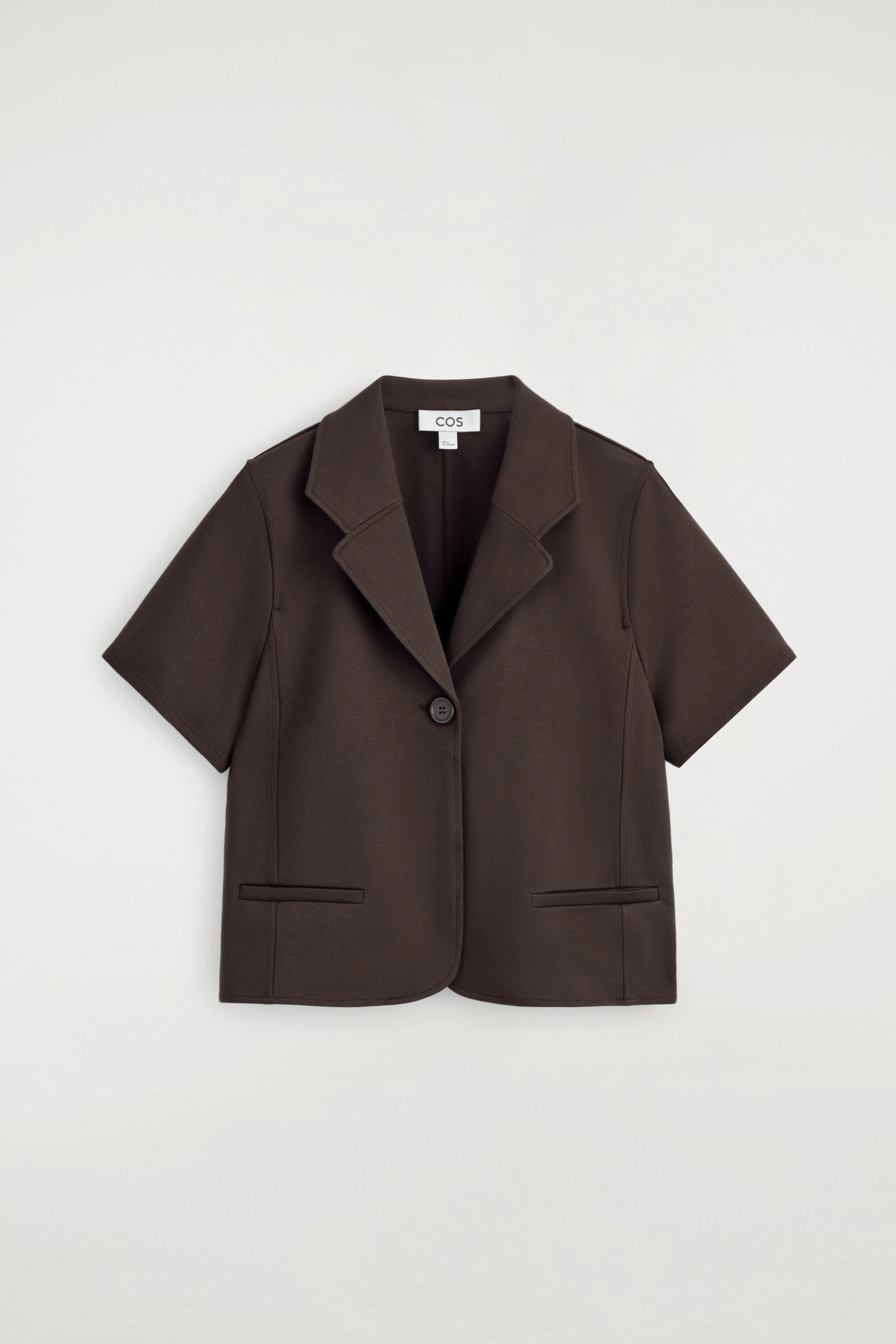 TWILL-JERSEY SHORT-SLEEVED BLAZER - 6