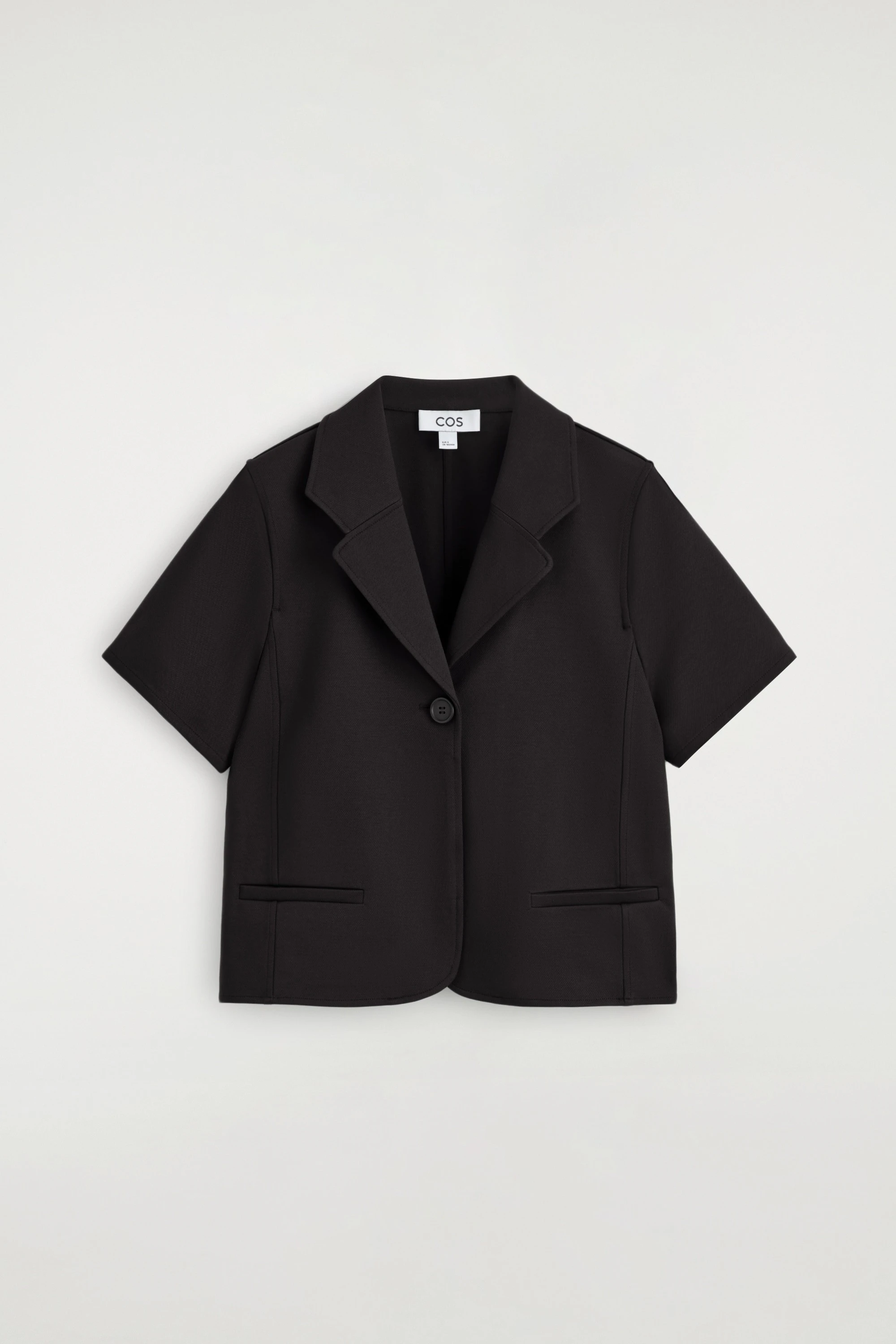TWILL-JERSEY SHORT-SLEEVED BLAZER - 5