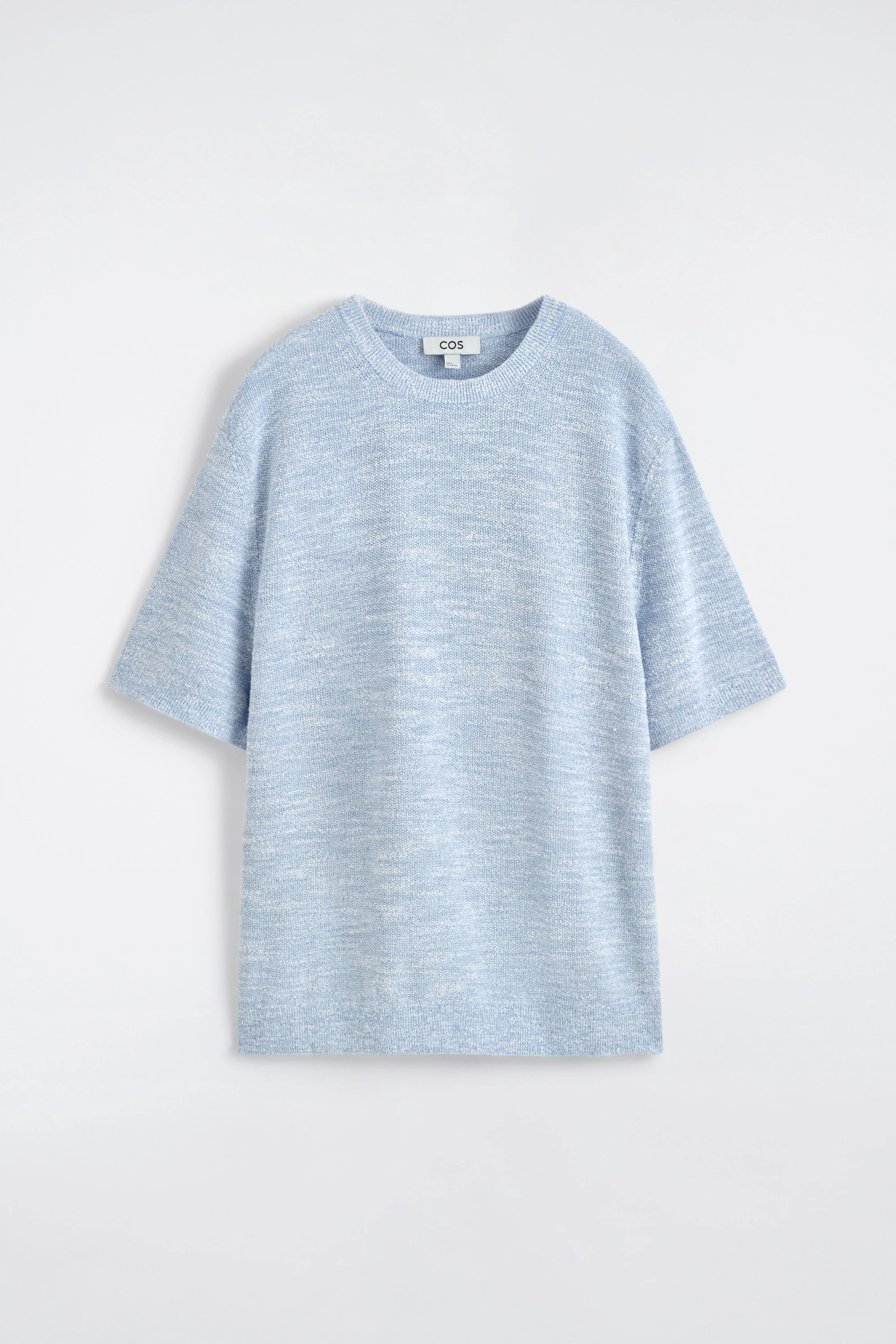 RELAXED BOUCLÉ-KNIT T-SHIRT - 6