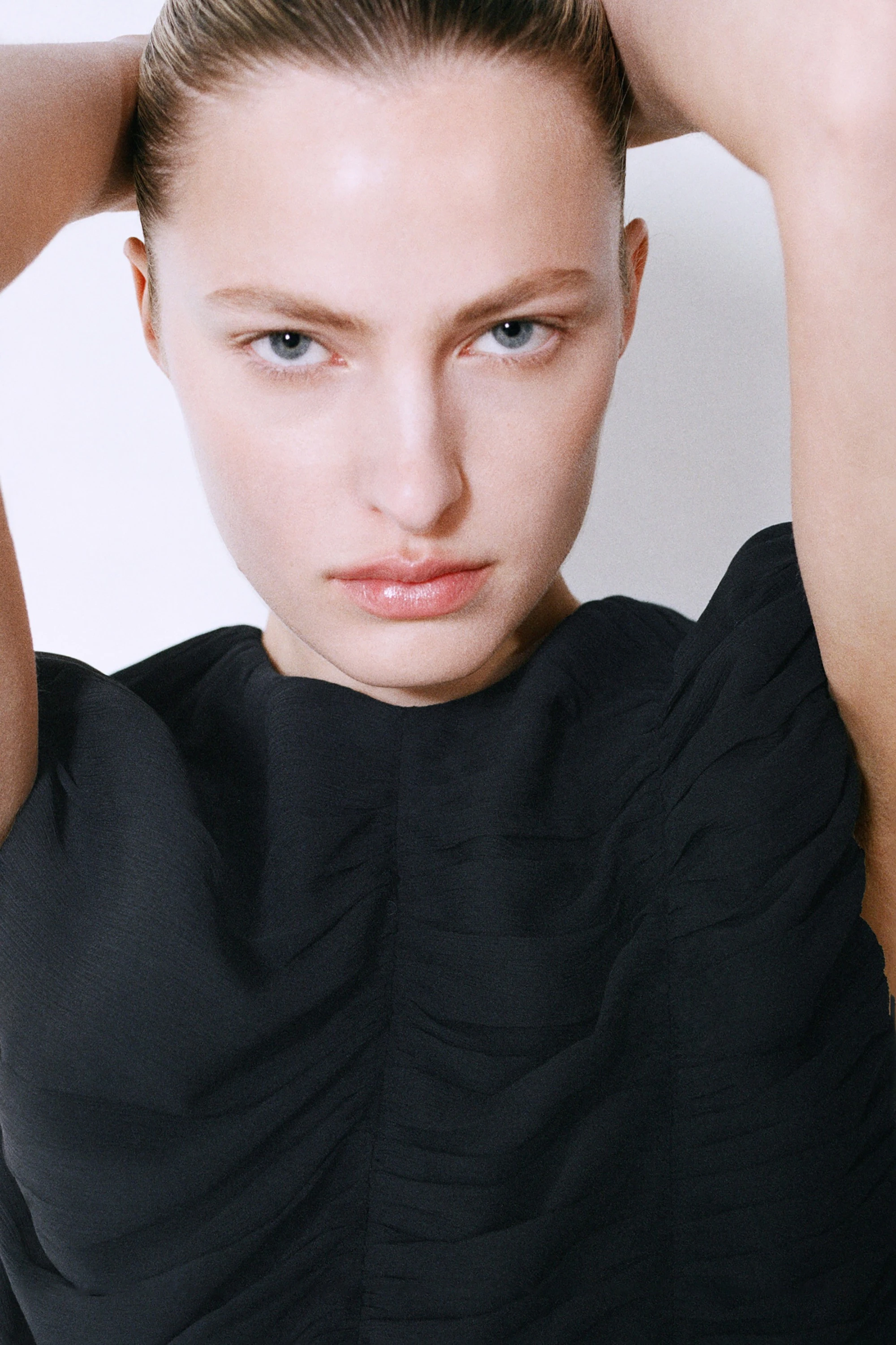 GATHERED PANELLED TOP - 12